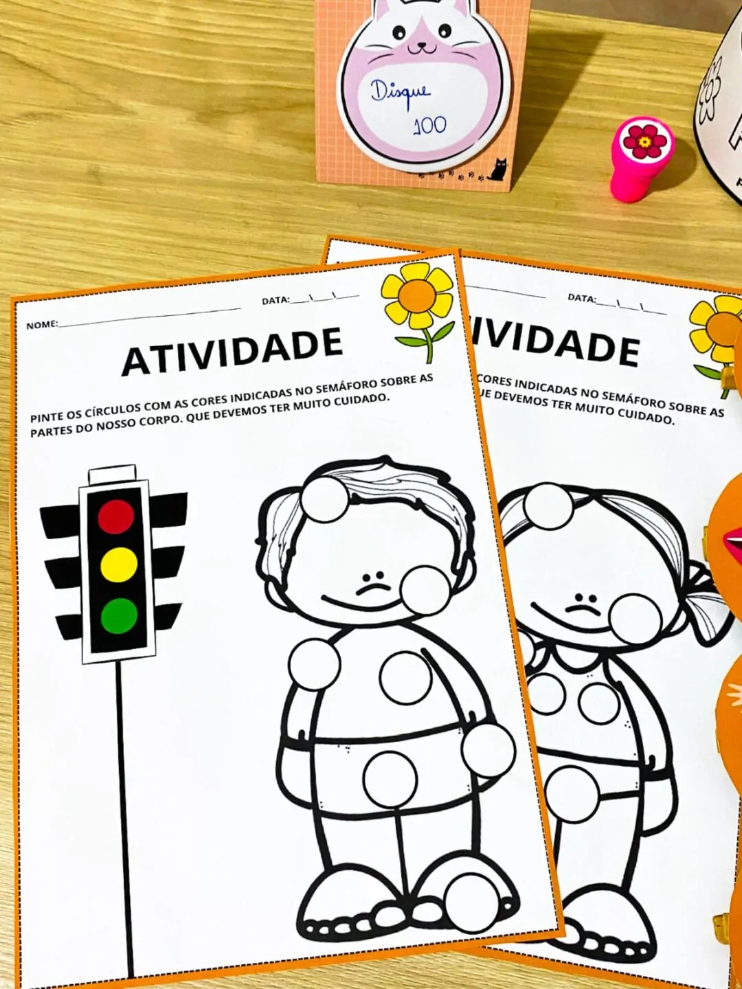 Luva e Atividade Maio Laranja - Imagem 2