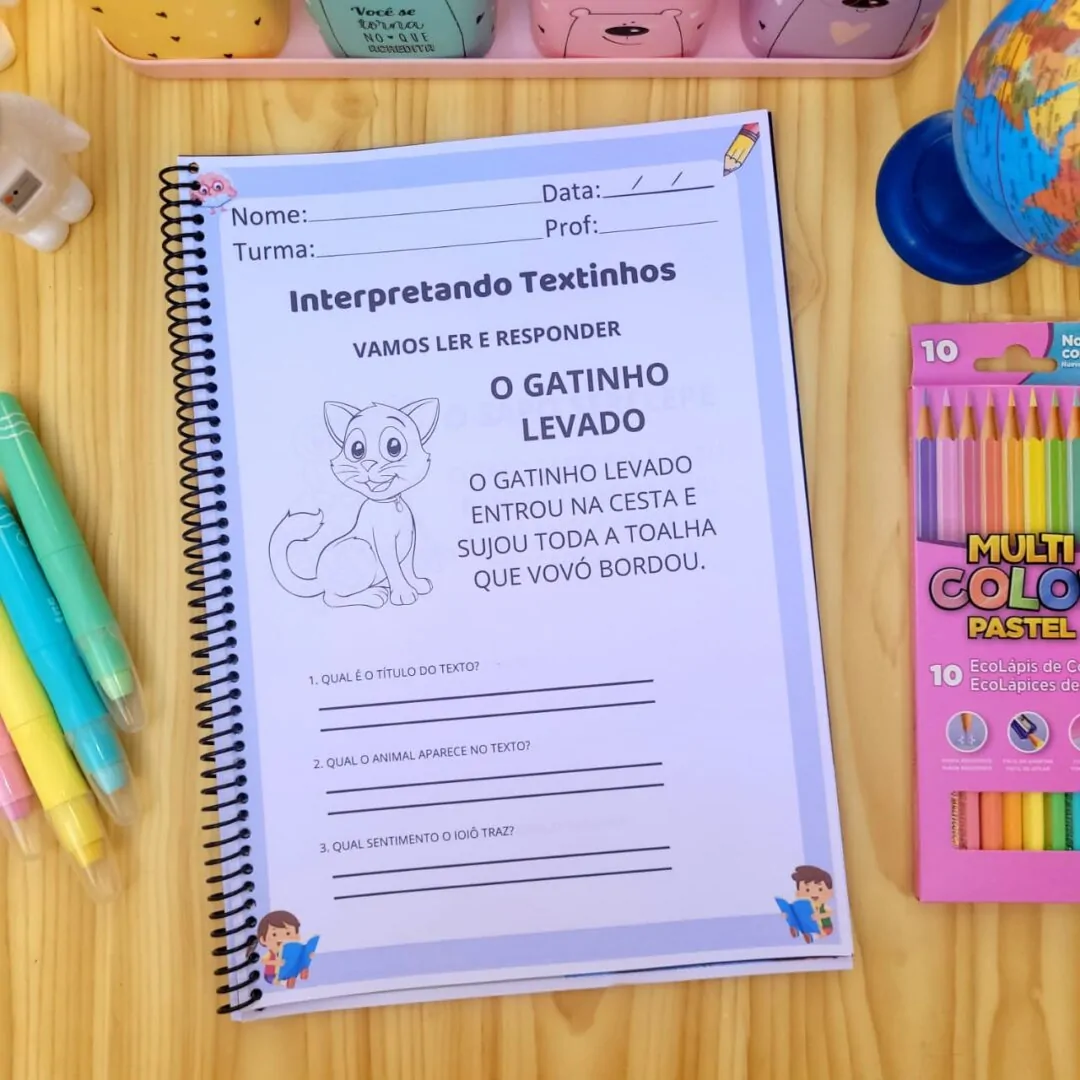 Apostila de Leitura e Interpretação de Textos 1° e 2° ano - Imagem 8