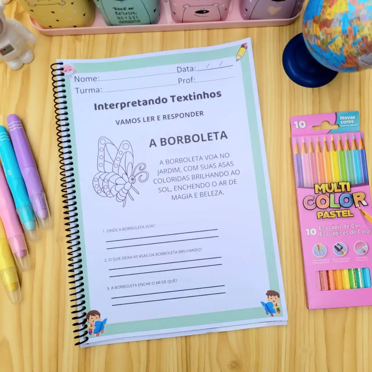 Apostila de Leitura e Interpretação de Textos 1° e 2° ano - Imagem 5