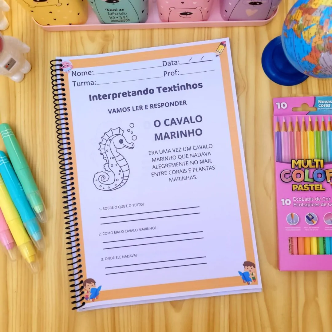 Apostila de Leitura e Interpretação de Textos 1° e 2° ano - Imagem 4