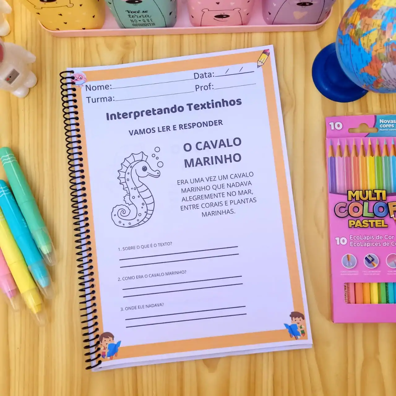 Apostila de Leitura e Interpretação de Textos 1° e 2° ano - Imagem 4