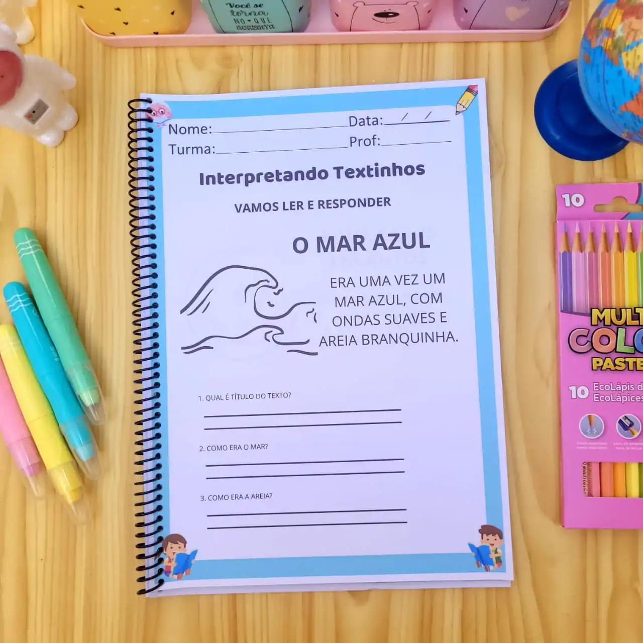 Apostila de Leitura e Interpretação de Textos 1° e 2° ano - Imagem 7