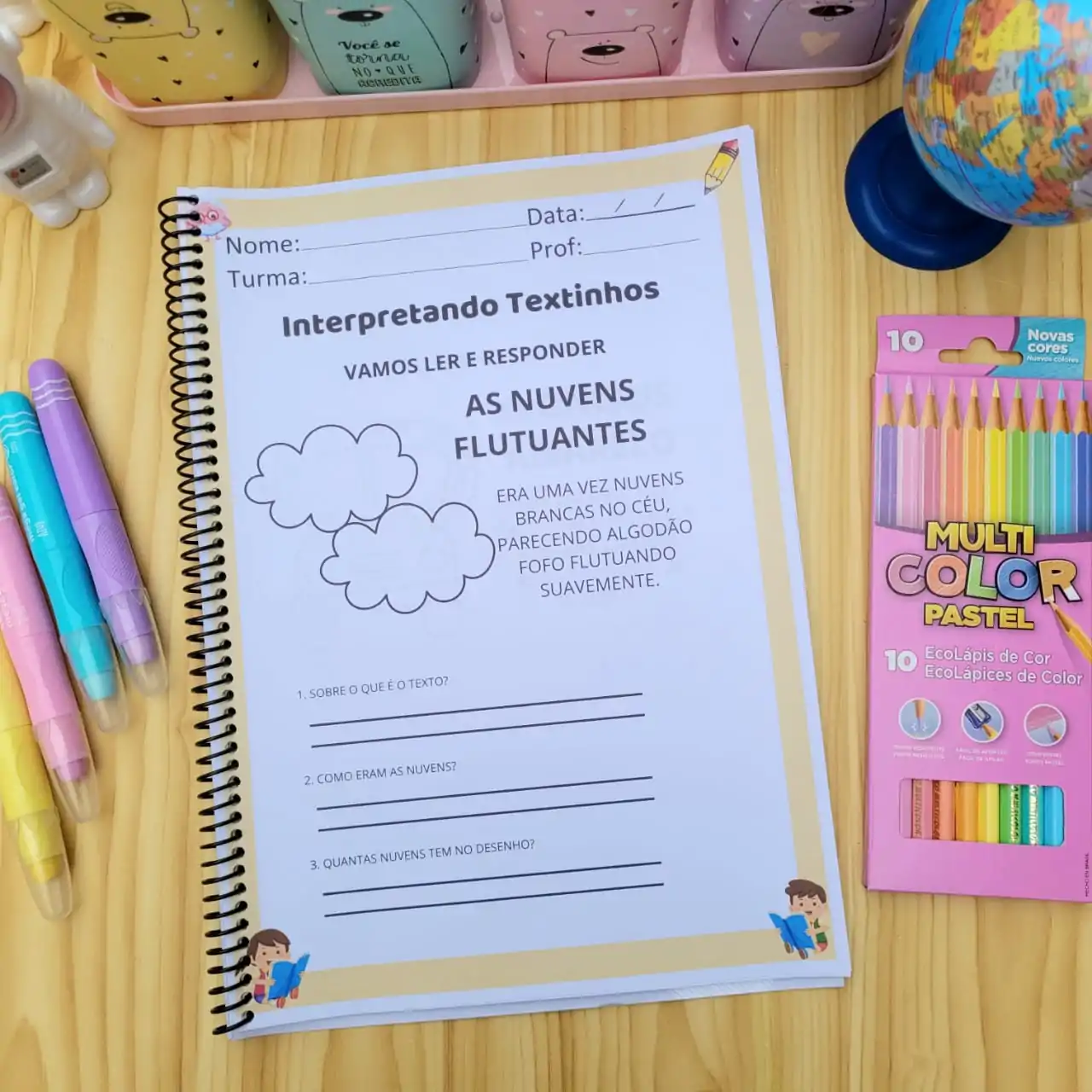 Apostila de Leitura e Interpretação de Textos 1° e 2° ano - Imagem 2