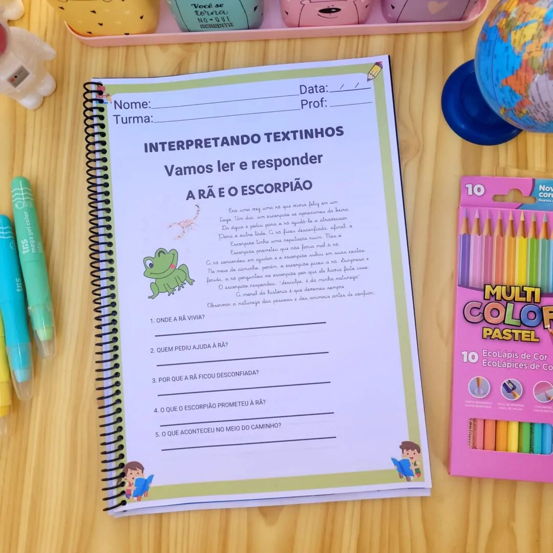 Apostila de Leitura e Interpretação de Textos - 3° ano - Imagem 8