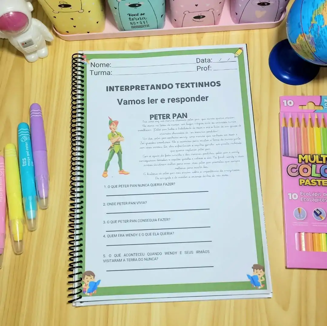 Apostila de Leitura e Interpretação de Textos 4°ano - Imagem 2