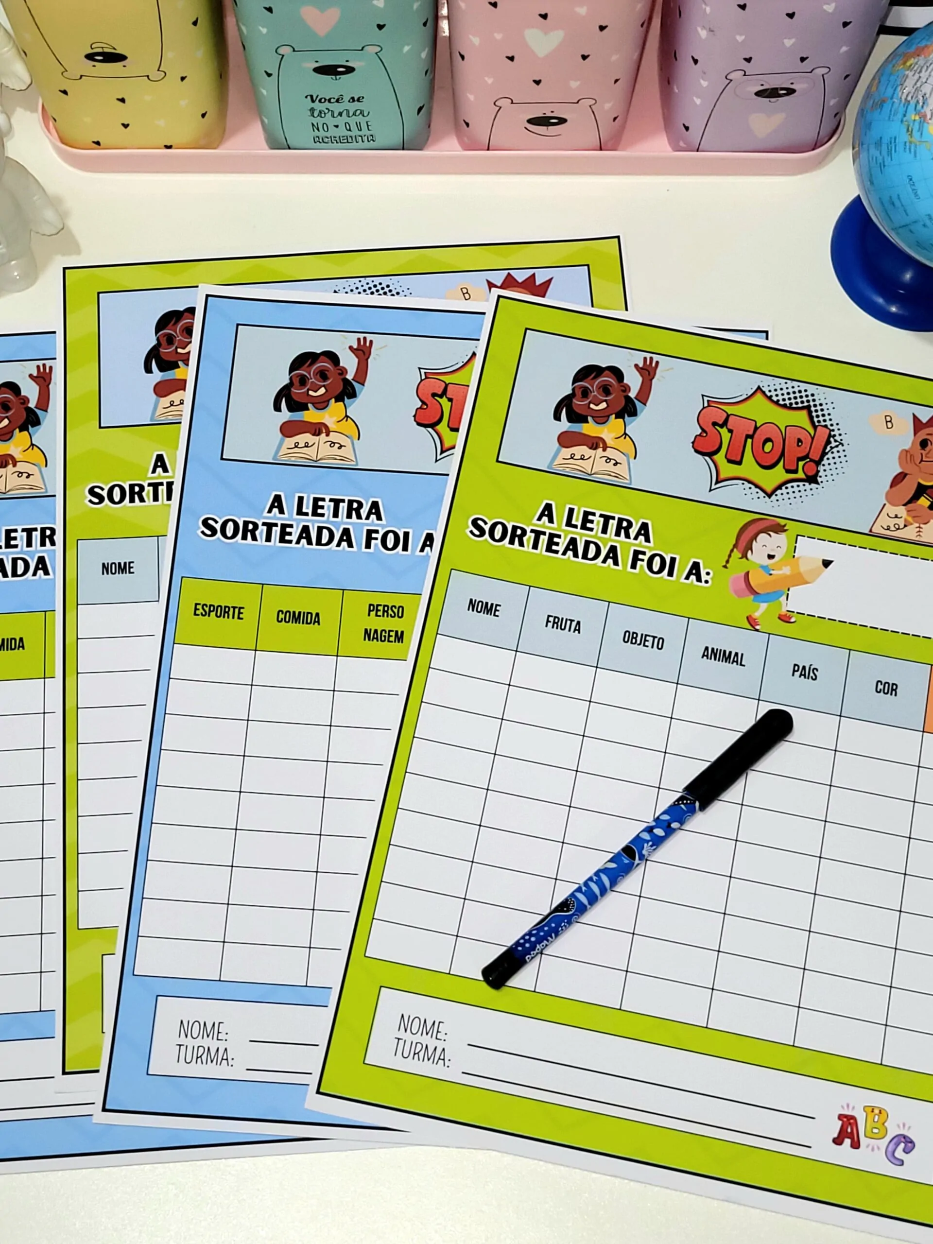 Jogo Stop das Letras - Imagem 2