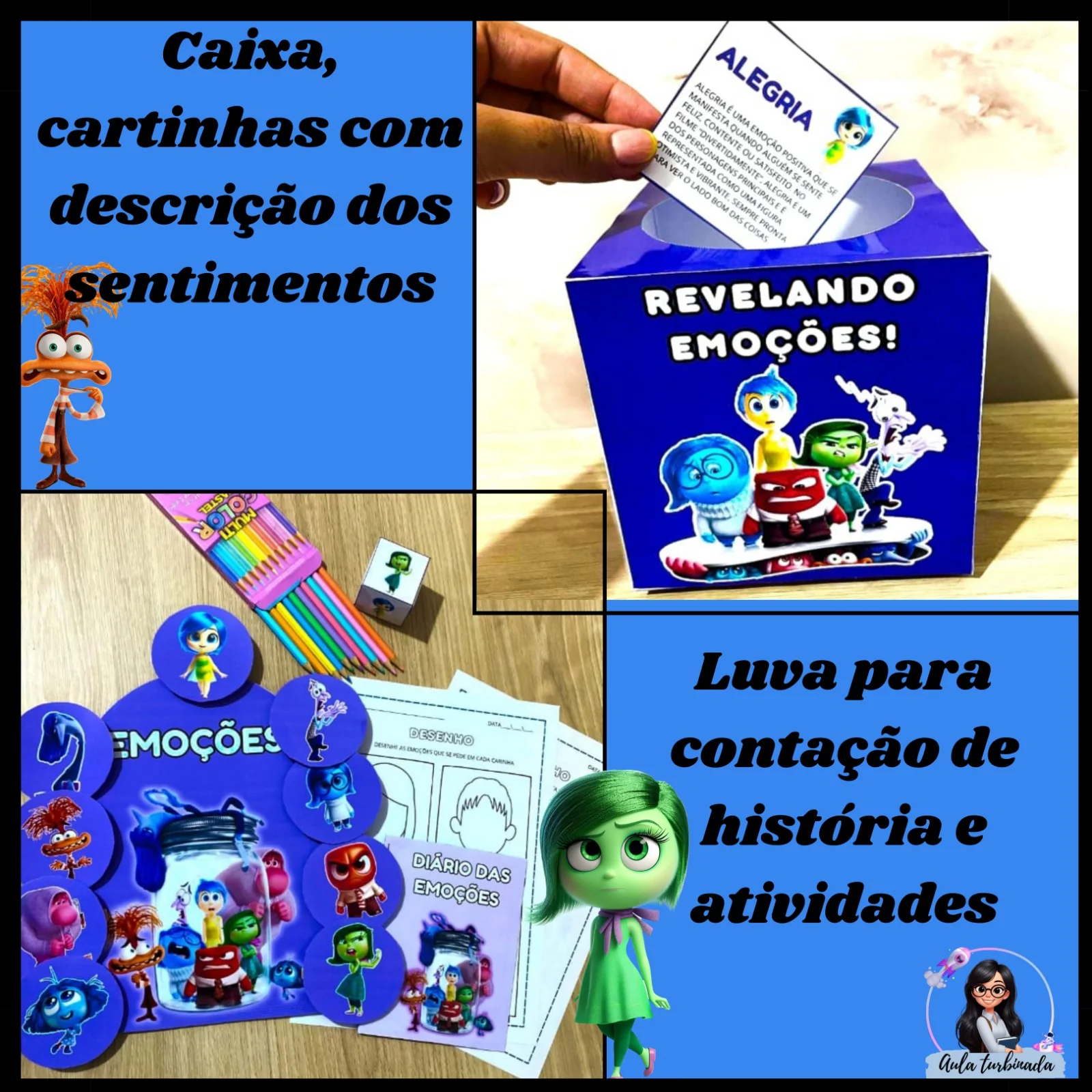 Kit Luva e Caixa das Emoções