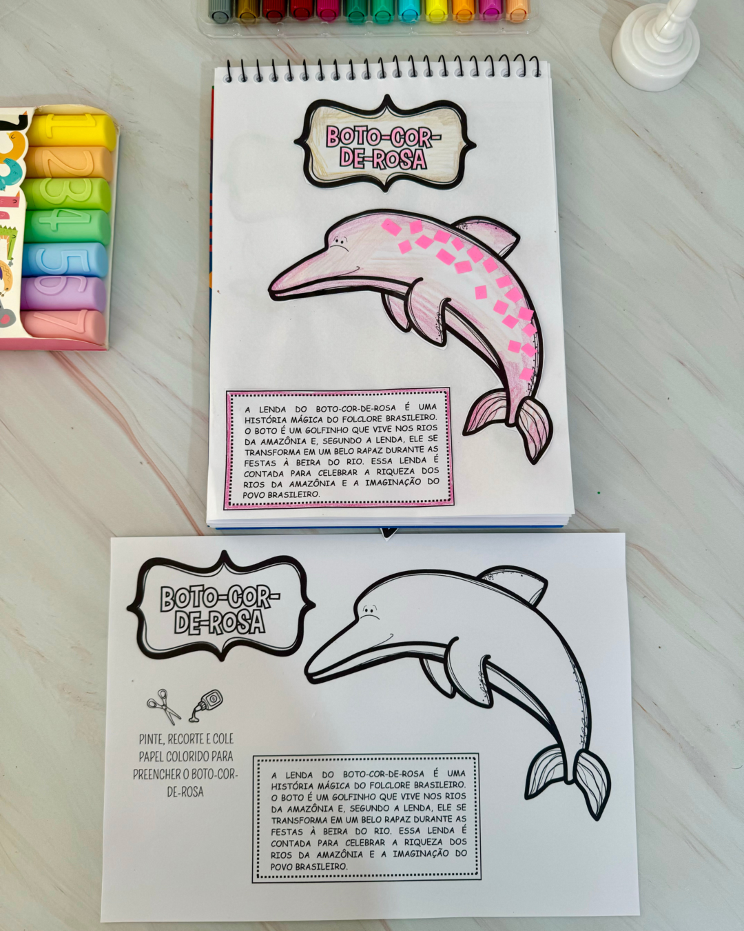 Atividades de Artes Tema Folclore - Imagem 8