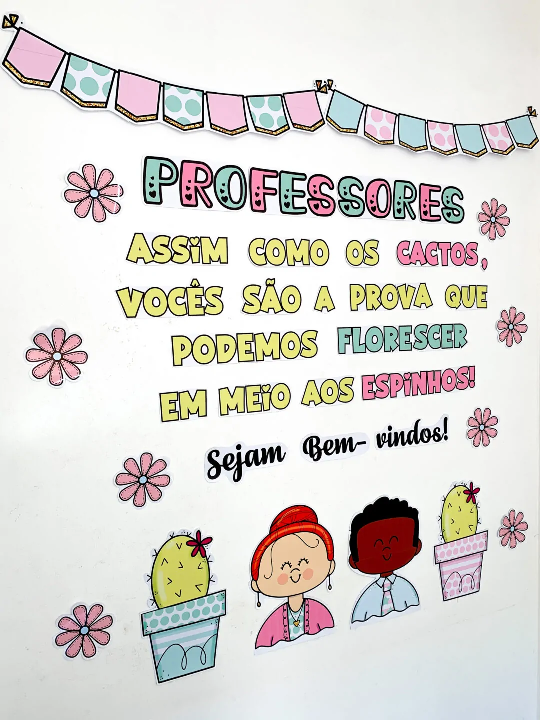Painel de Bem-Vindos Professores - Imagem 3