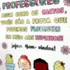 Painel de Bem-Vindos Professores