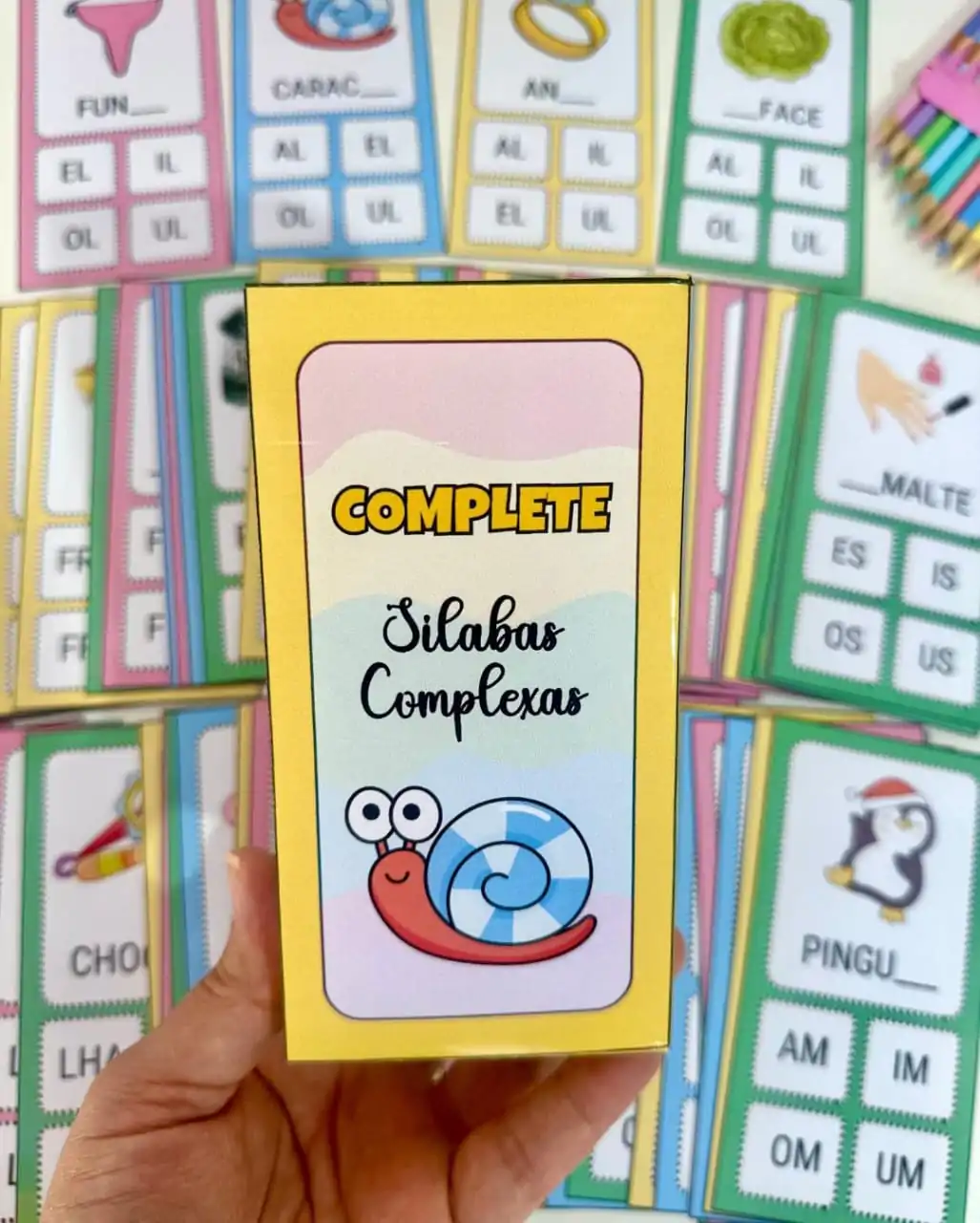 Complete com as Sílabas Complexas