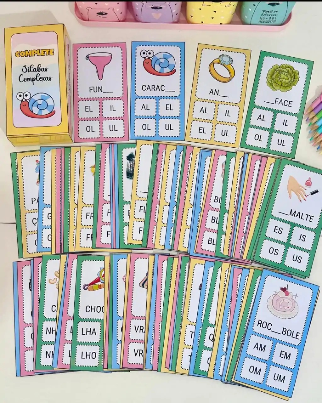 Complete com as Sílabas Complexas - Imagem 2