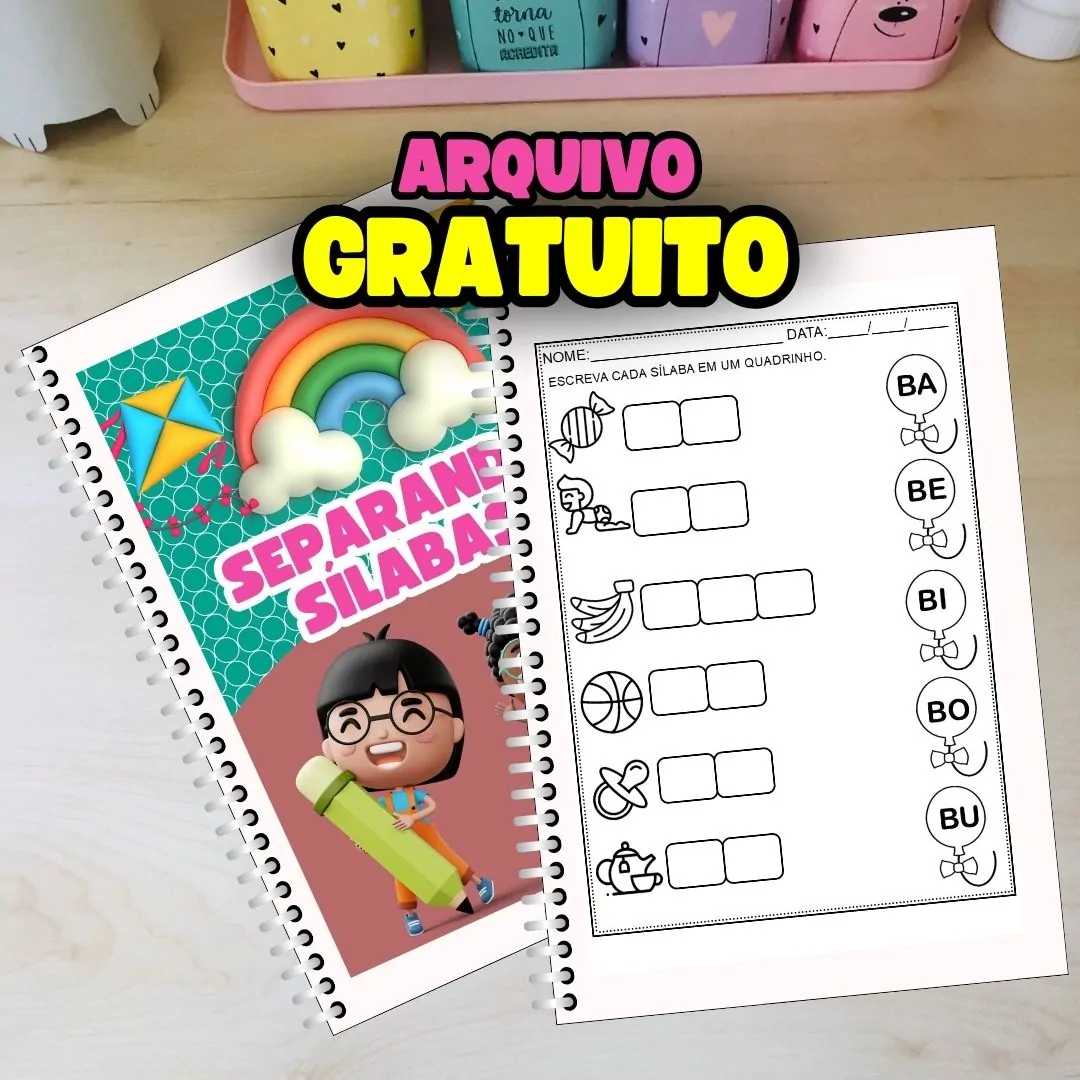 Apostila Separando Sílabas - Imagem 2