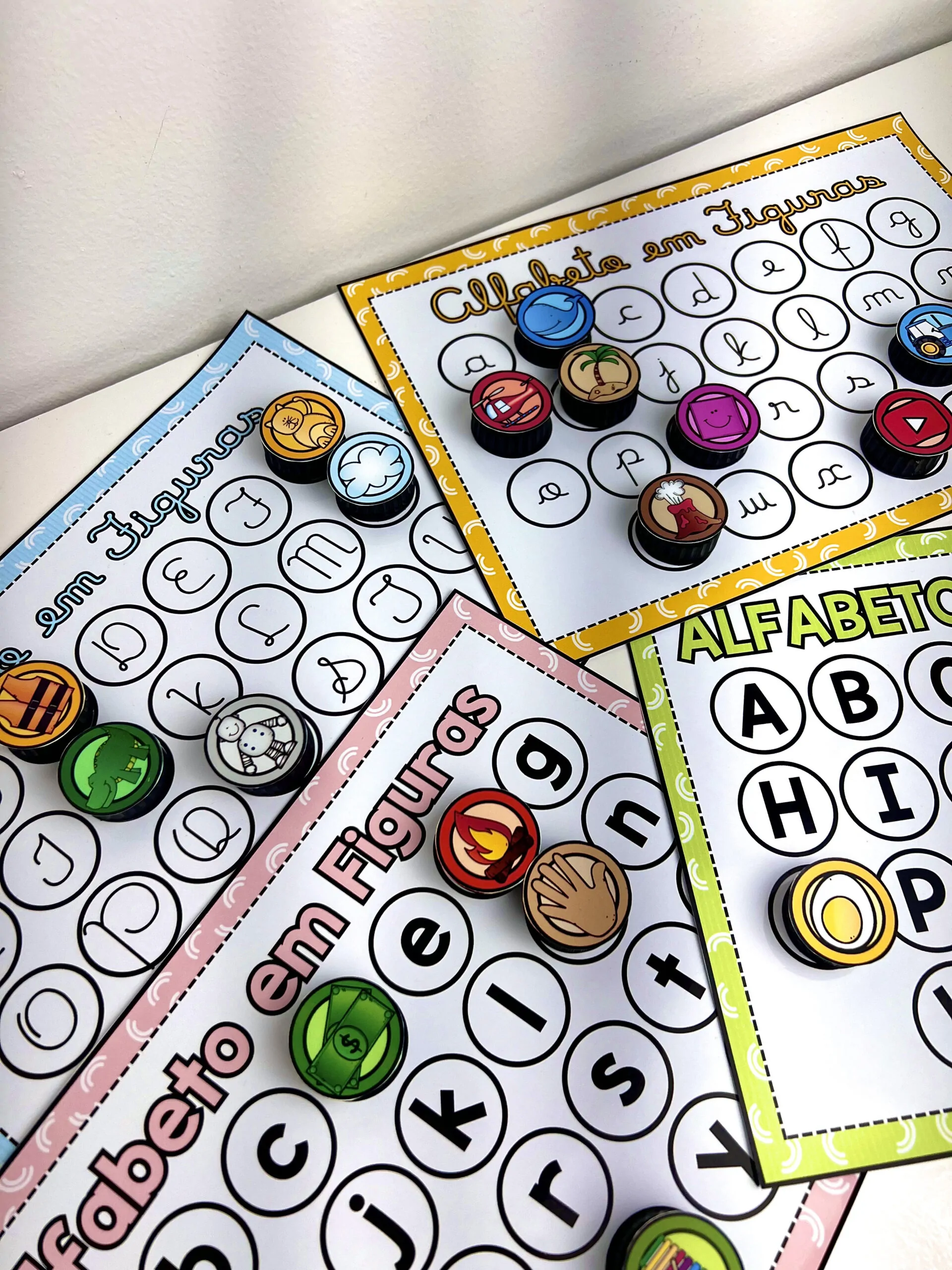 Pranchas Alfabeto em Figuras