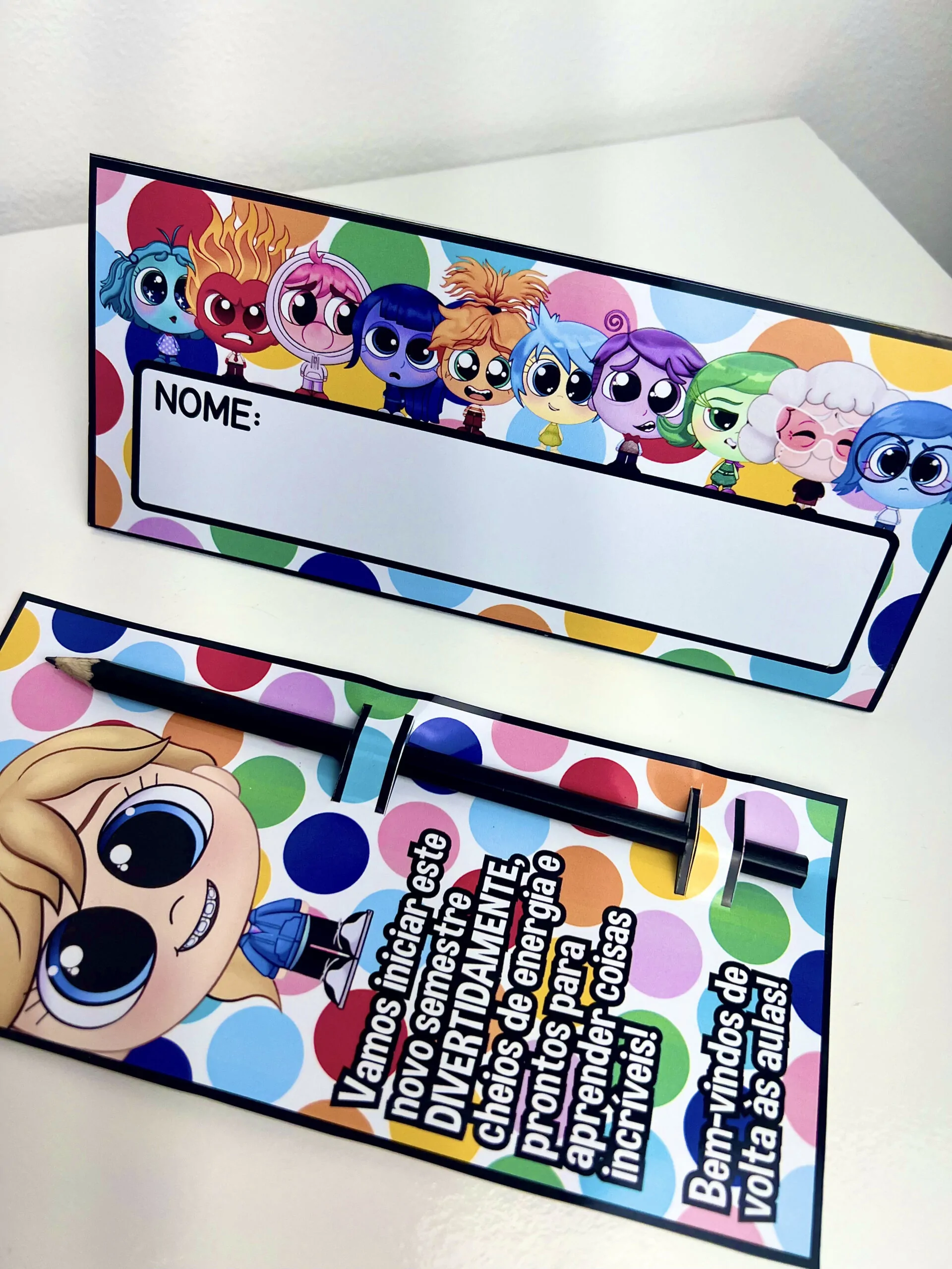 Volta às Aulas Emoções Divertidamente