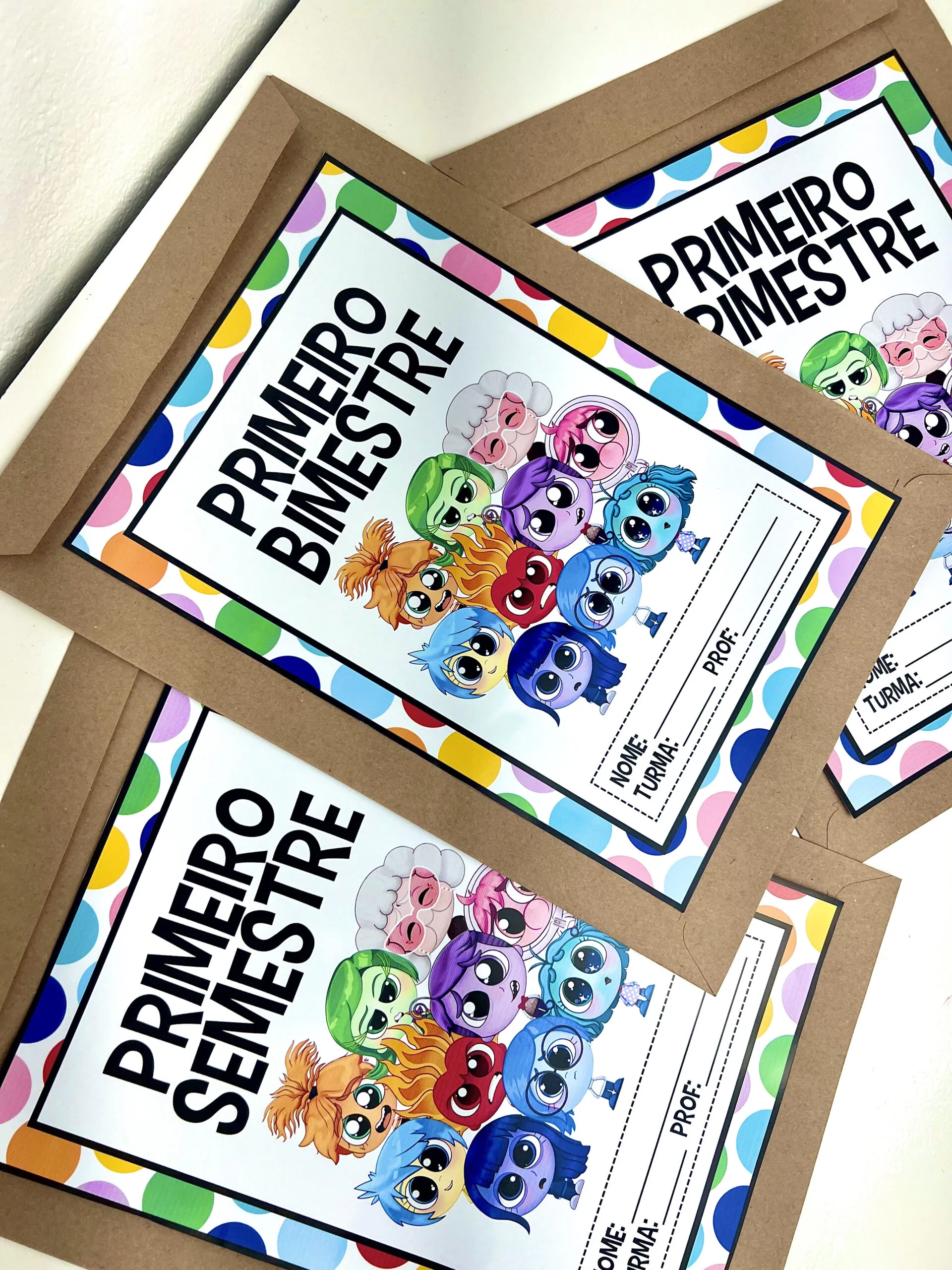 Kit Capas Emoções Divertidamente - Imagem 4