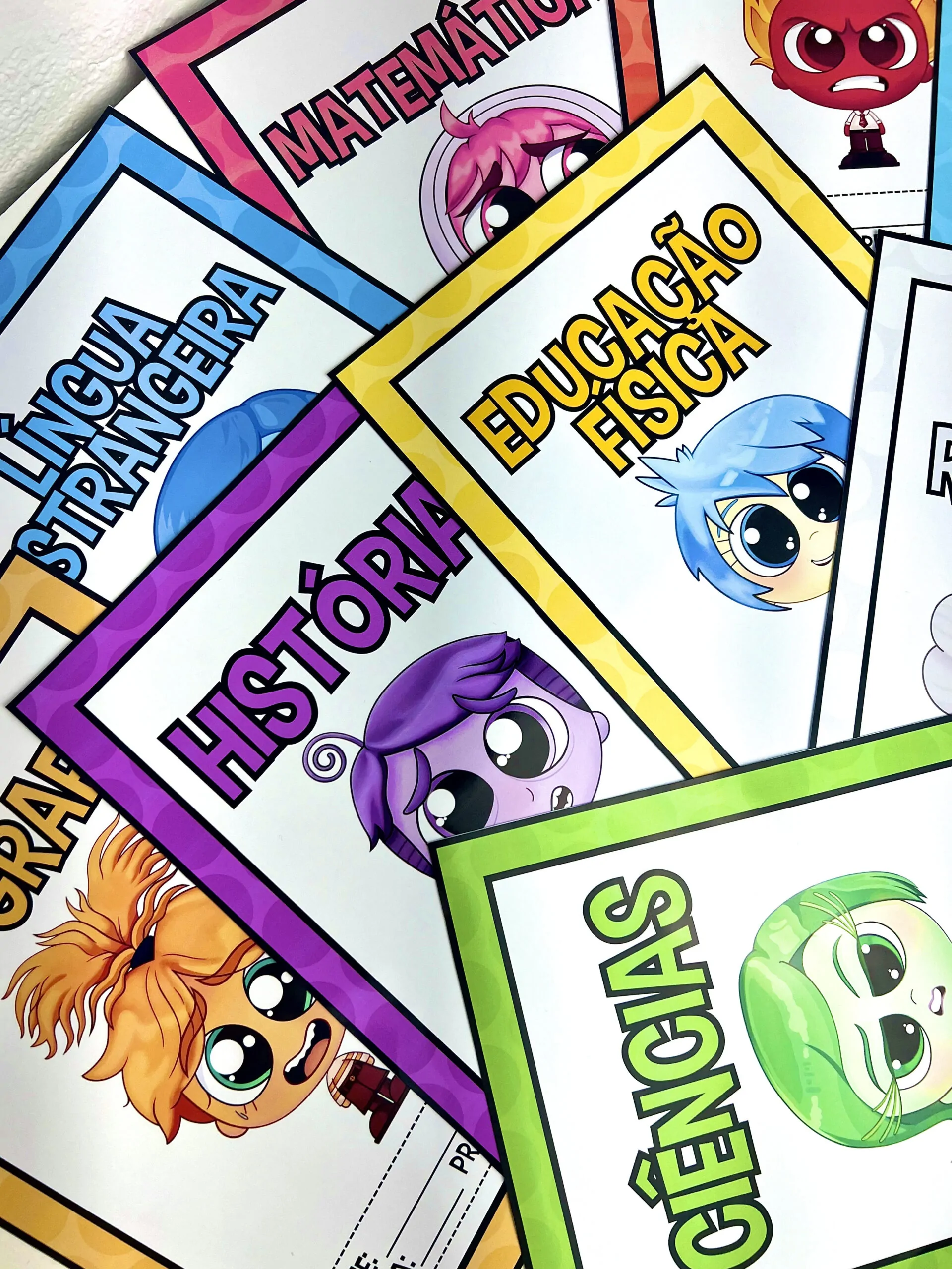 Kit Capas Emoções Divertidamente - Imagem 5