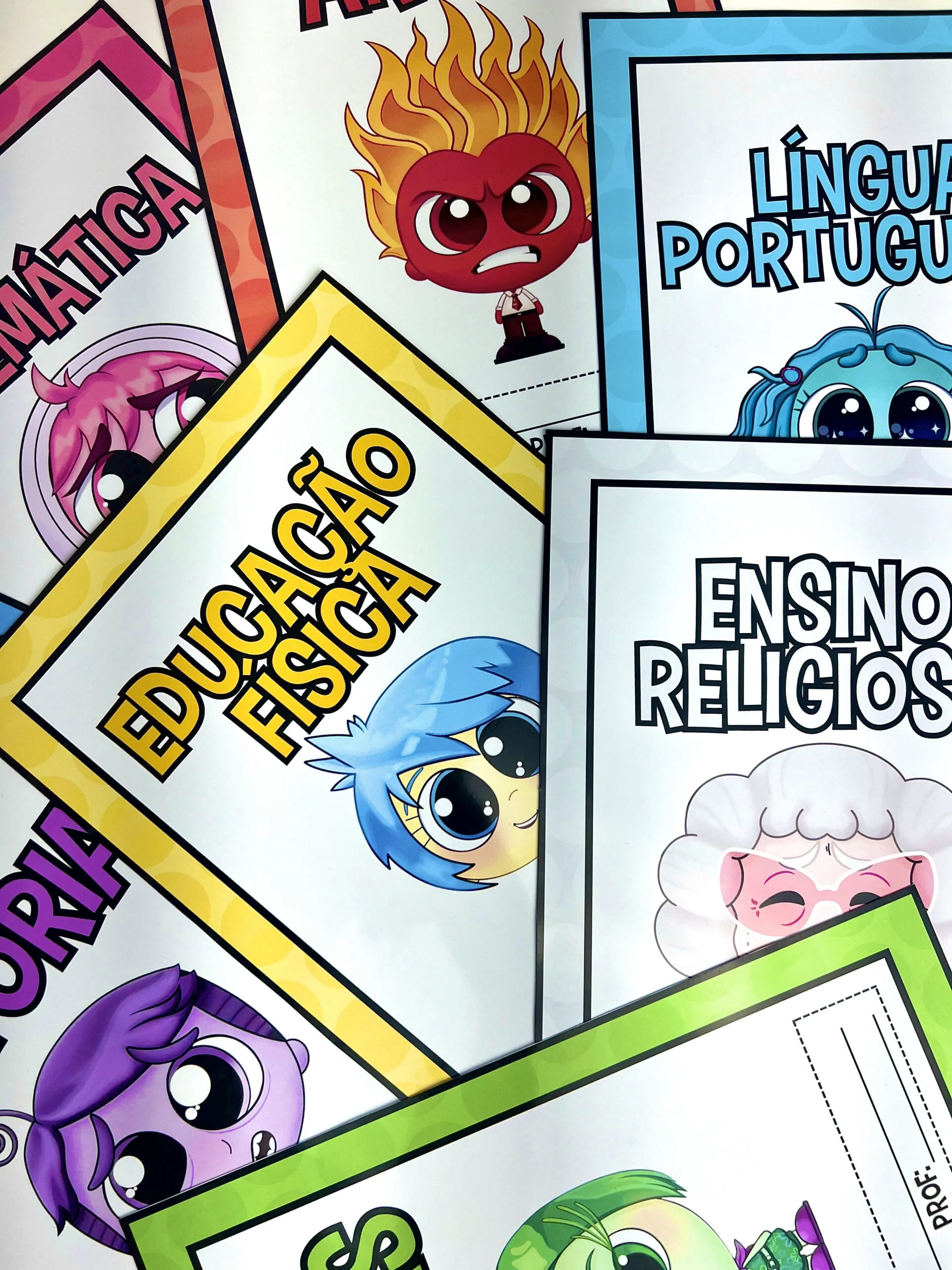 Kit Capas Emoções Divertidamente - Imagem 6