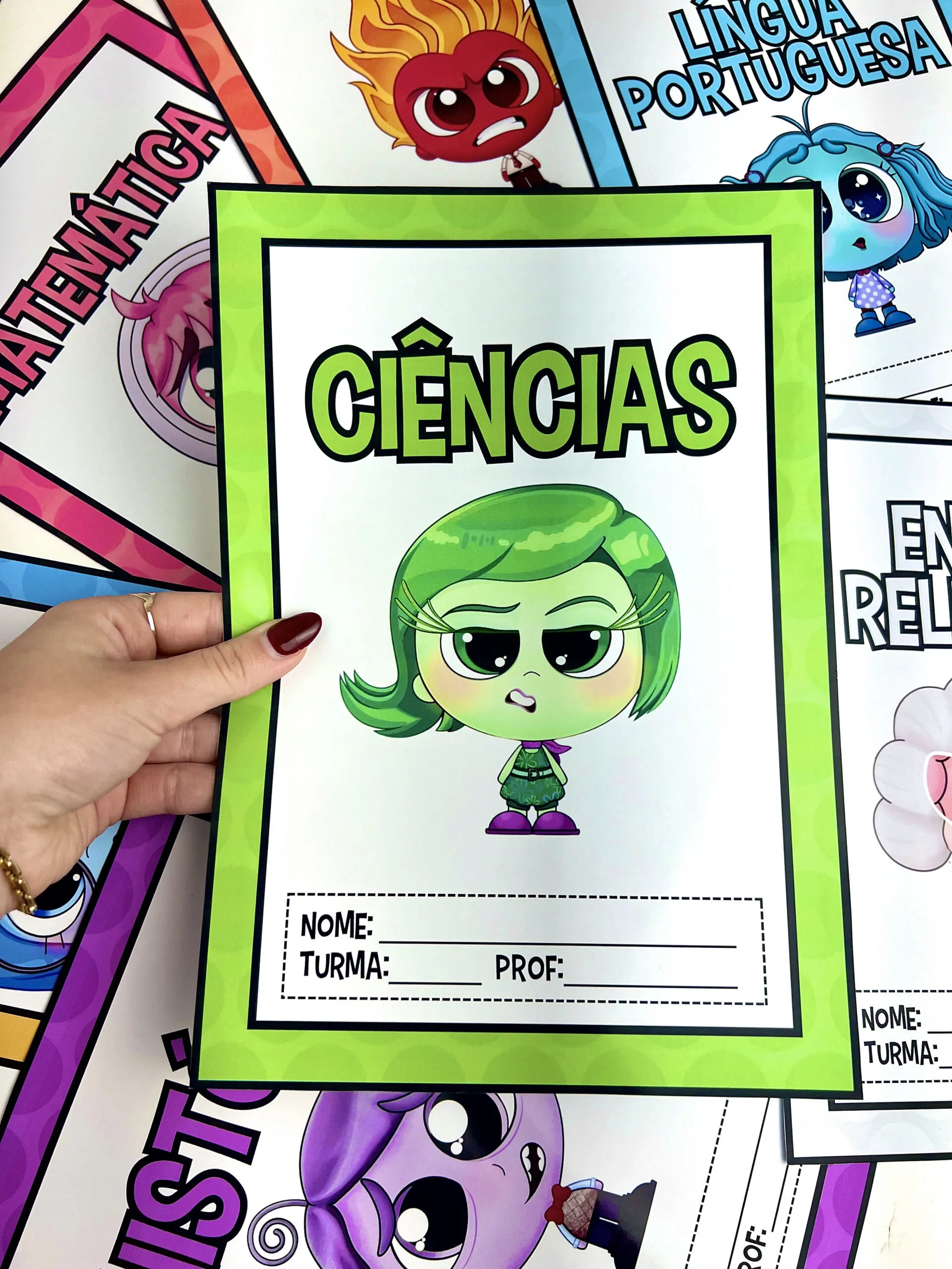 Kit Capas Emoções Divertidamente - Imagem 7