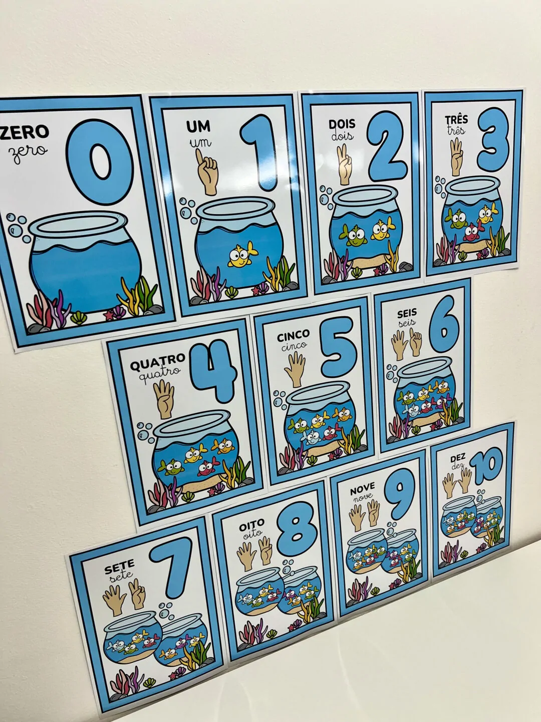 Numerais de Parede Aquário - Imagem 5