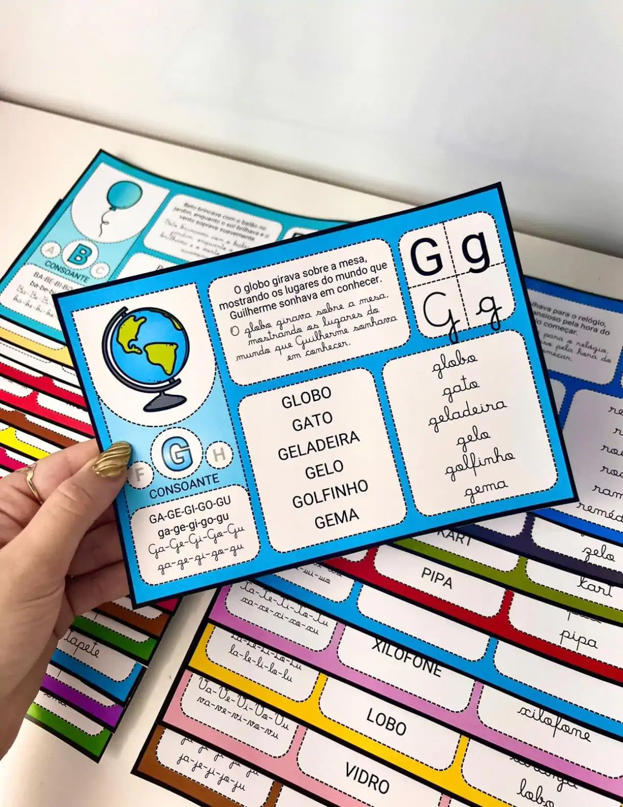 Fichas de Leitura: Palavras com Sílabas Simples e Complexas - Imagem 6