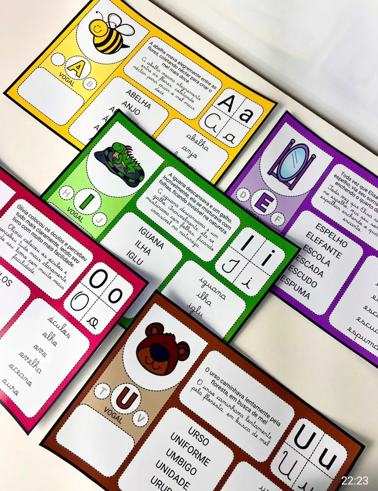 Fichas de Leitura: Palavras com Sílabas Simples e Complexas - Imagem 5