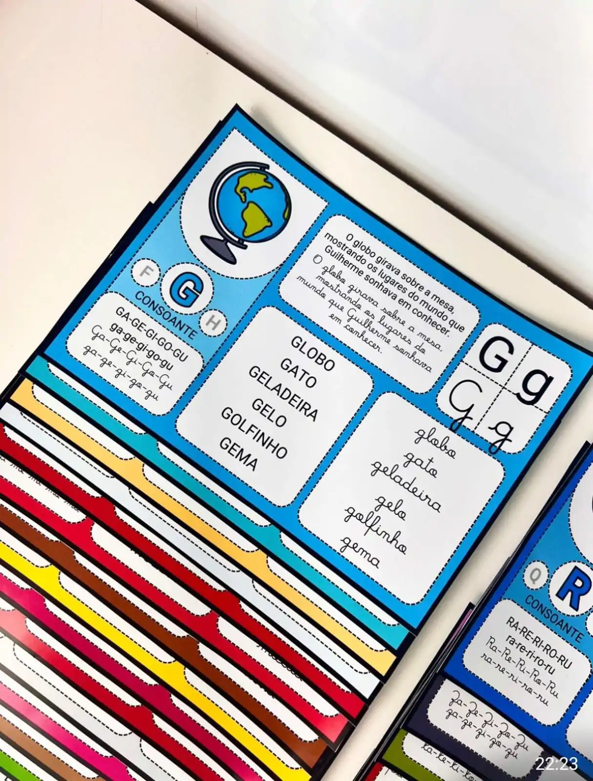 Fichas de Leitura: Palavras com Sílabas Simples e Complexas - Imagem 3