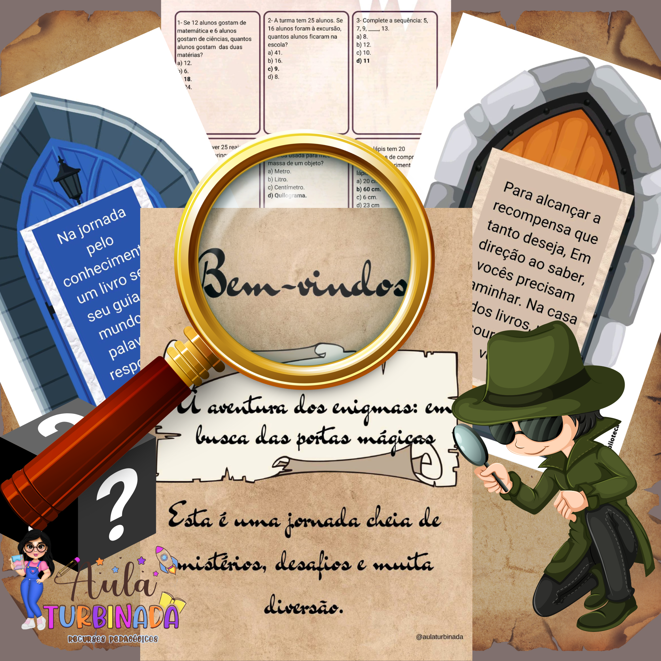 Portas Mágicas - Simulado SAEB/SPAECE - 2° ano