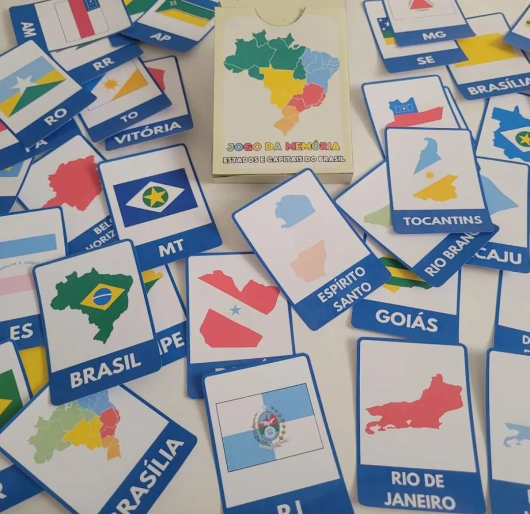 Jogo da Memória - Estados e Captais Brasileiras