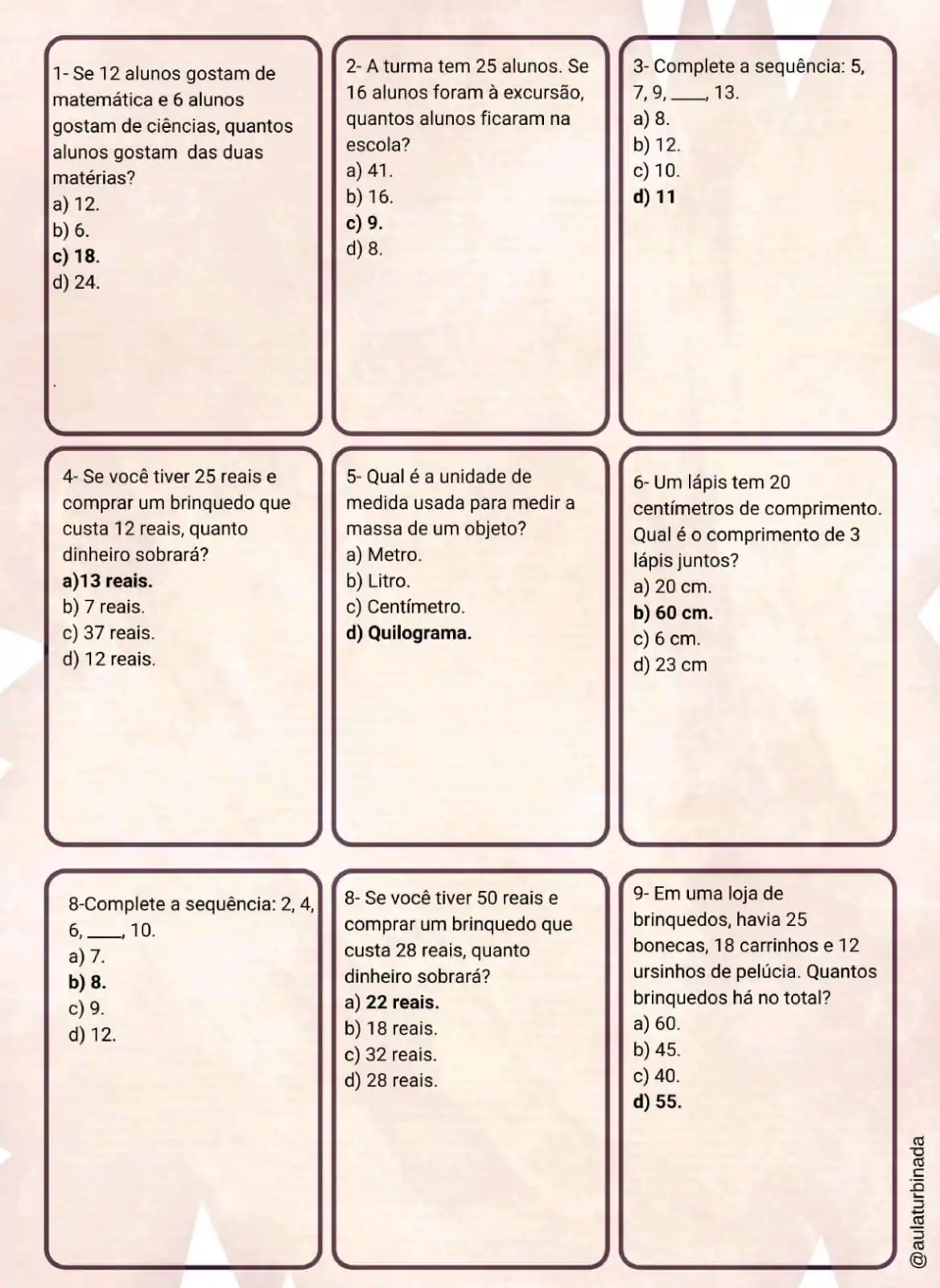 Portas Mágicas - Simulado SAEB/SPAECE - 2° ano - Imagem 3