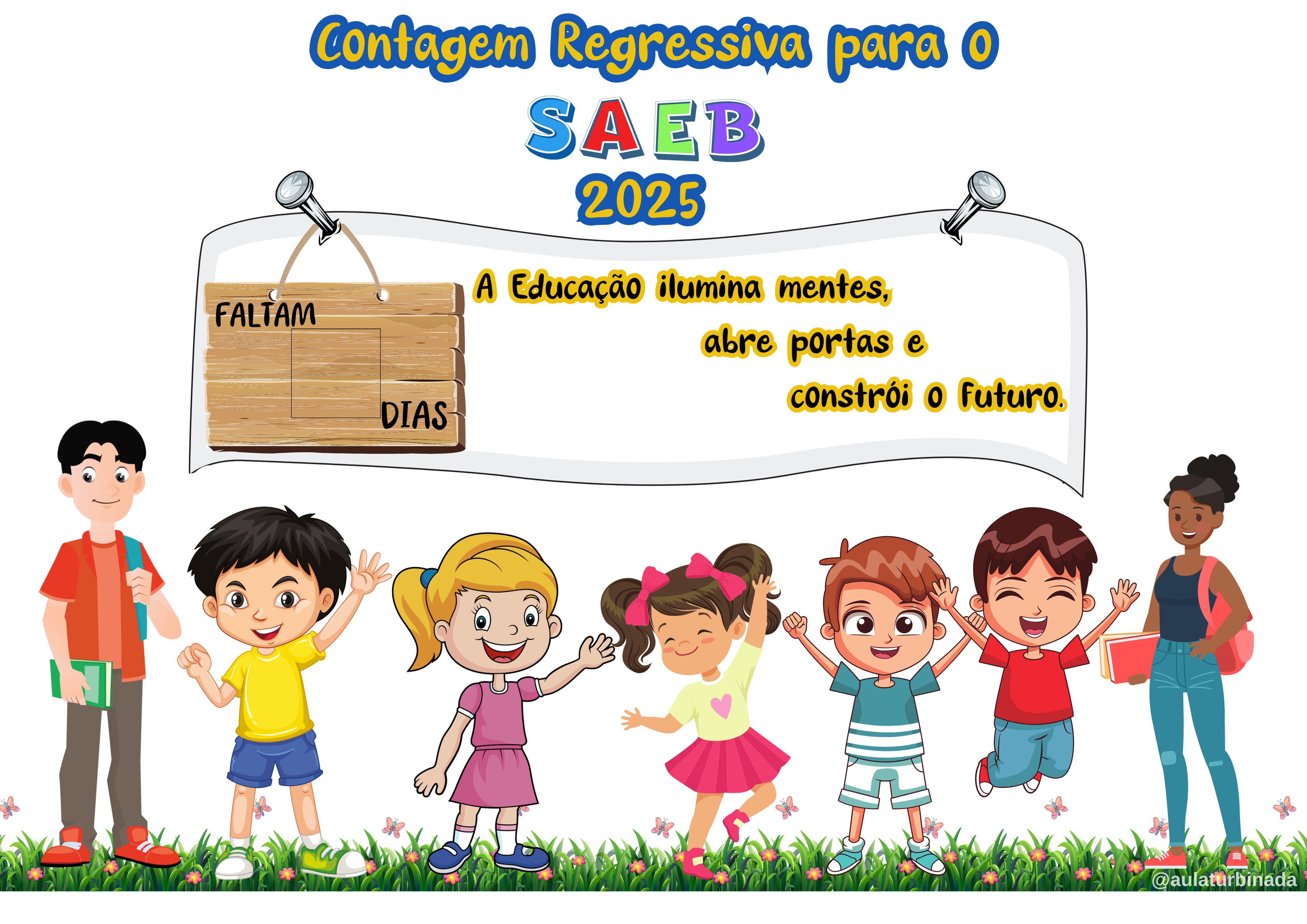 Painel Contagem regressiva  SAEB