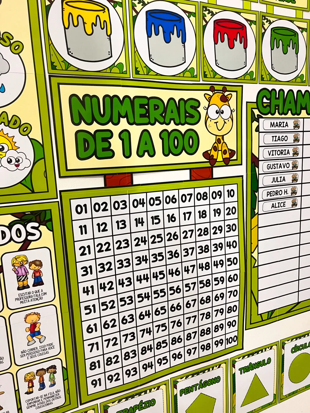 Kit Sala de Aula 2025 -Tema Safari - Imagem 12