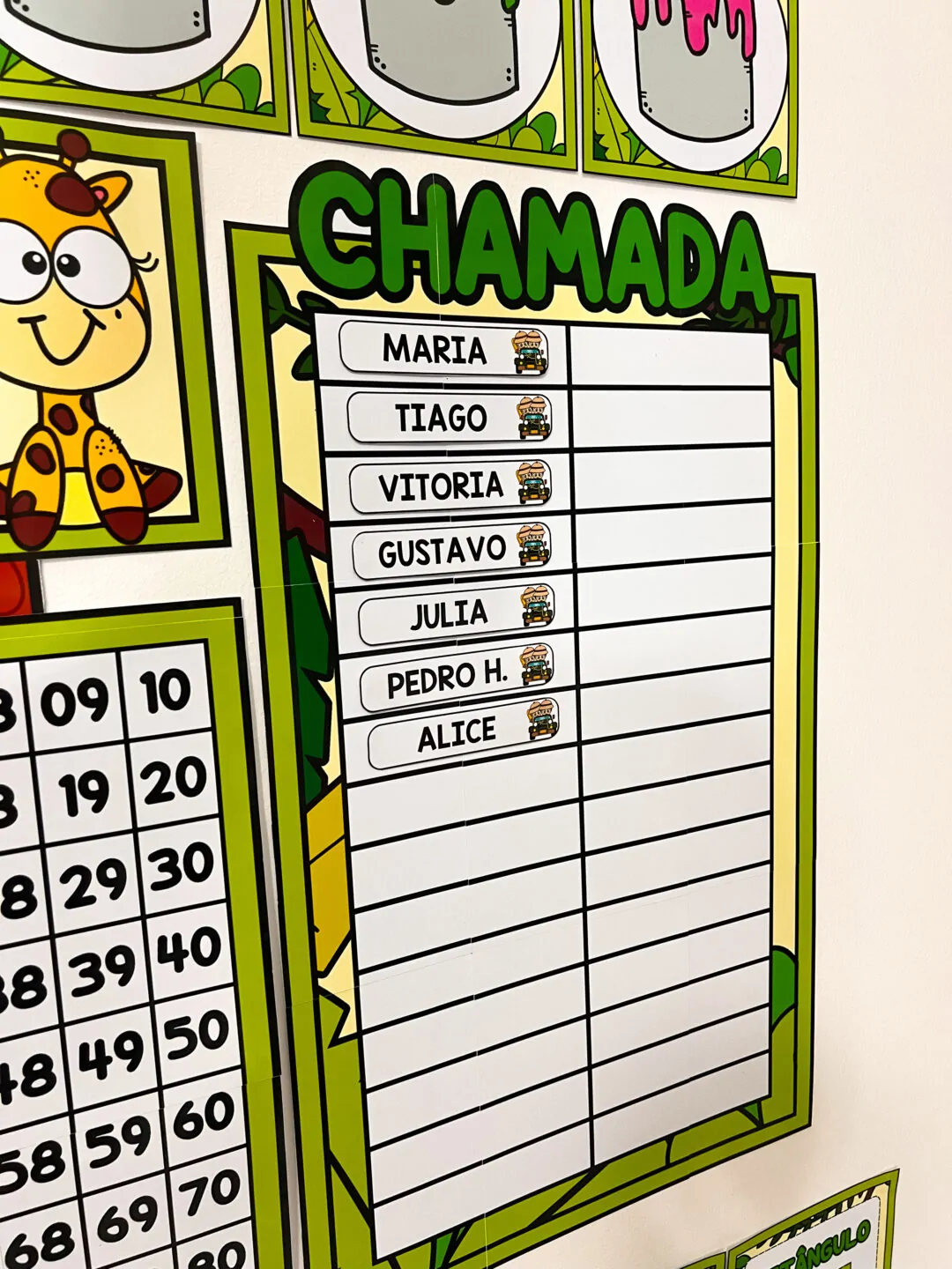 Kit Sala de Aula 2025 -Tema Safari - Imagem 13