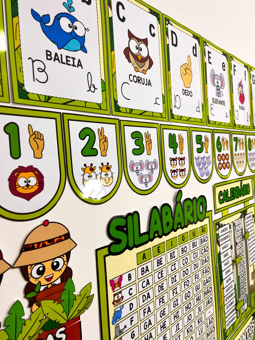 Kit Sala de Aula 2025 -Tema Safari - Imagem 9