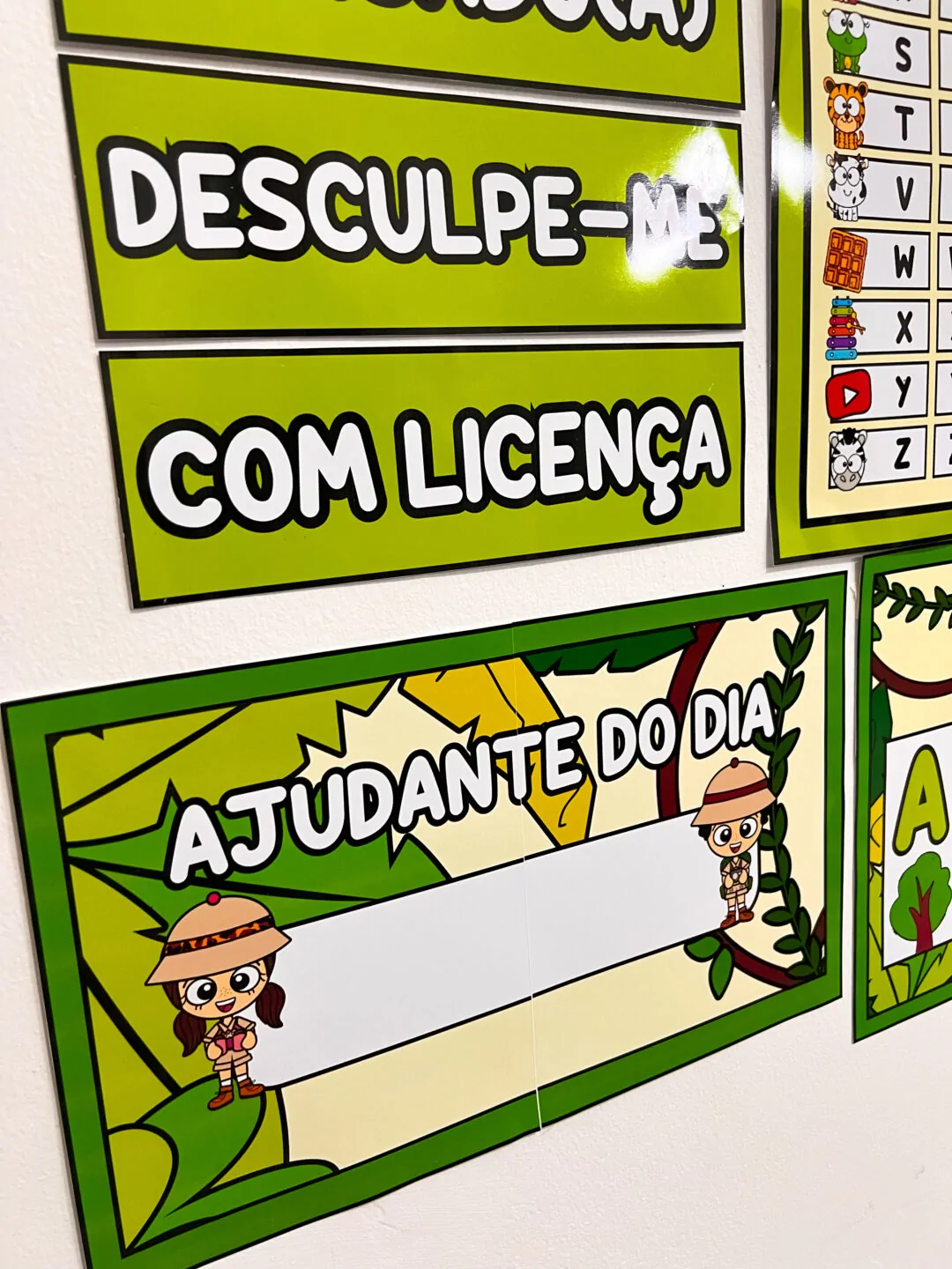 Kit Sala de Aula 2025 -Tema Safari - Imagem 8
