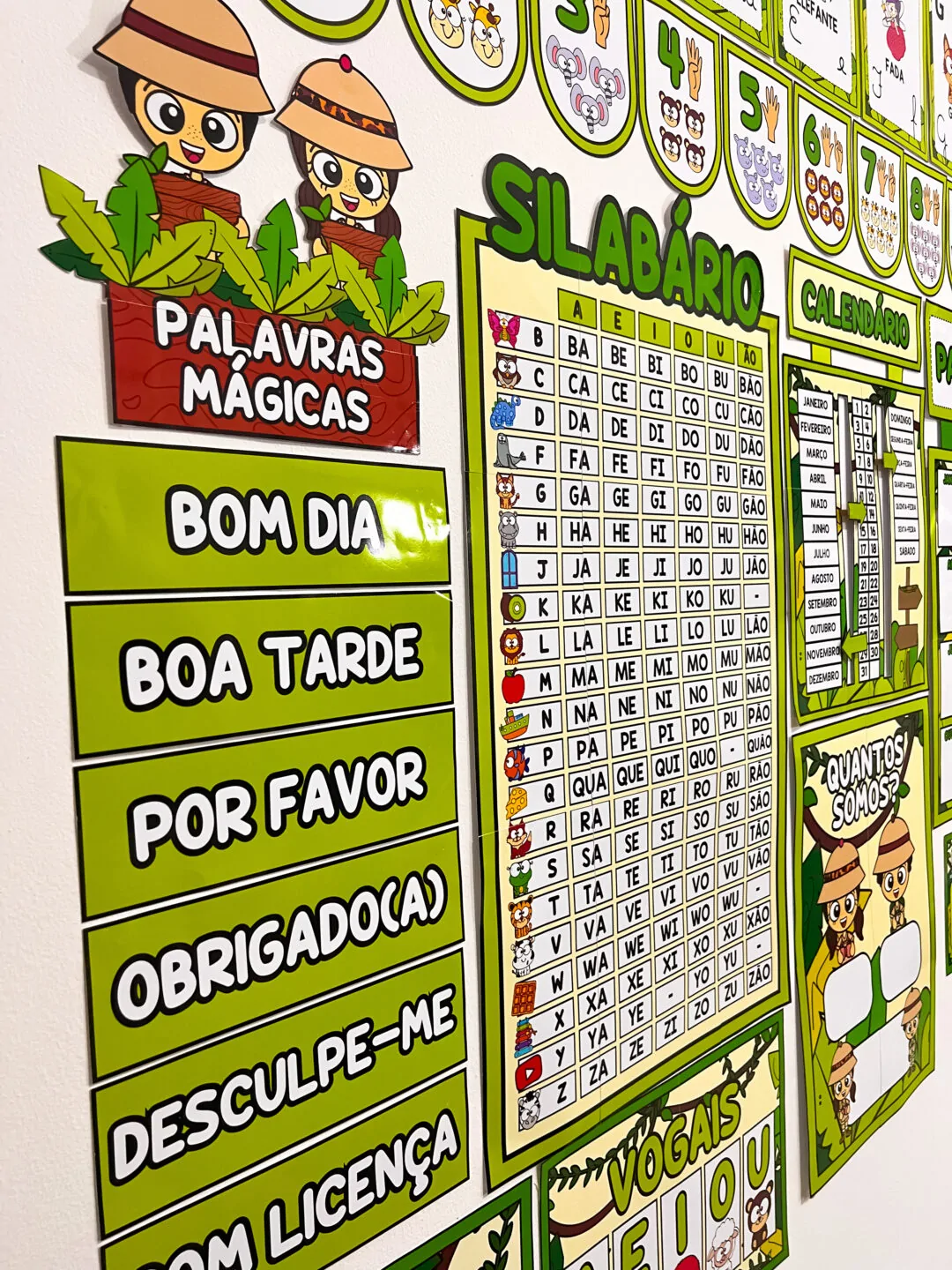 Kit Sala de Aula 2025 -Tema Safari - Imagem 17
