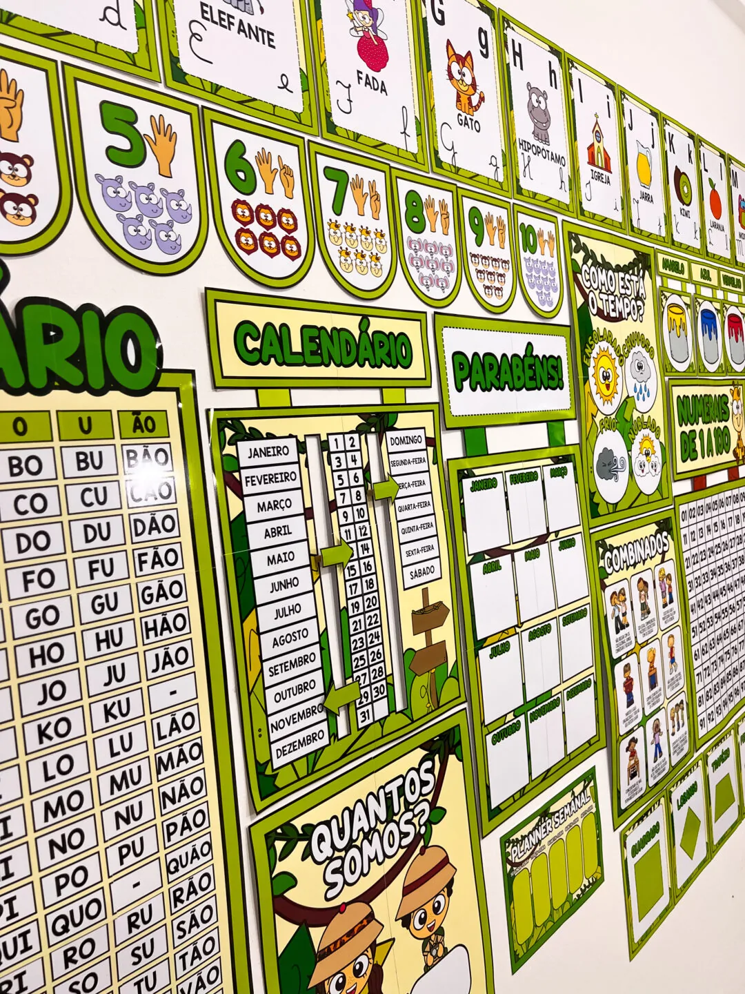 Kit Sala de Aula 2025 -Tema Safari - Imagem 7