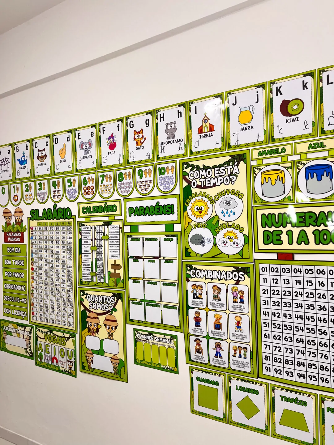 Kit Sala de Aula 2025 -Tema Safari - Imagem 11