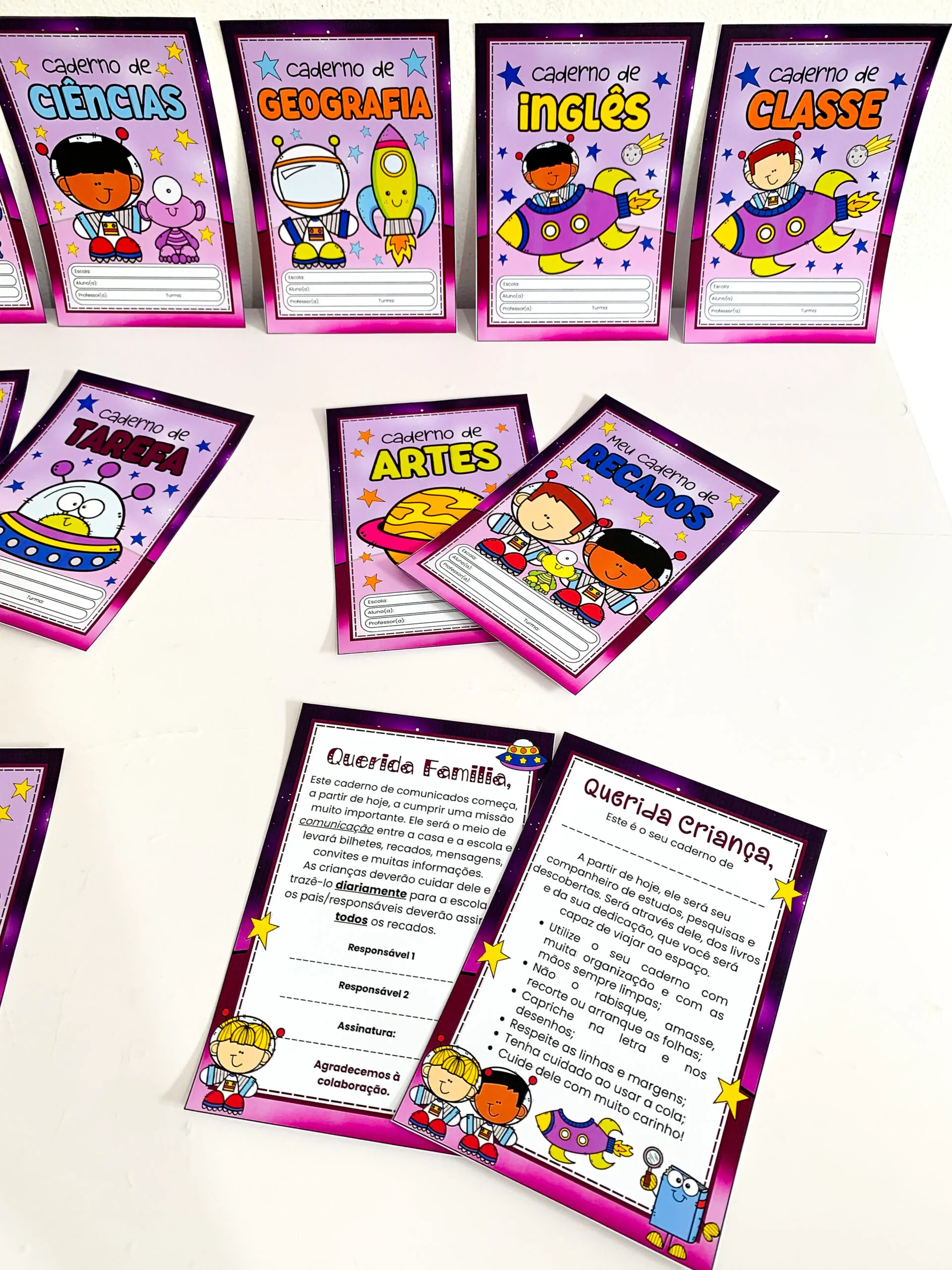 Capas de Caderno Temáticas – Astronautas! - Imagem 14