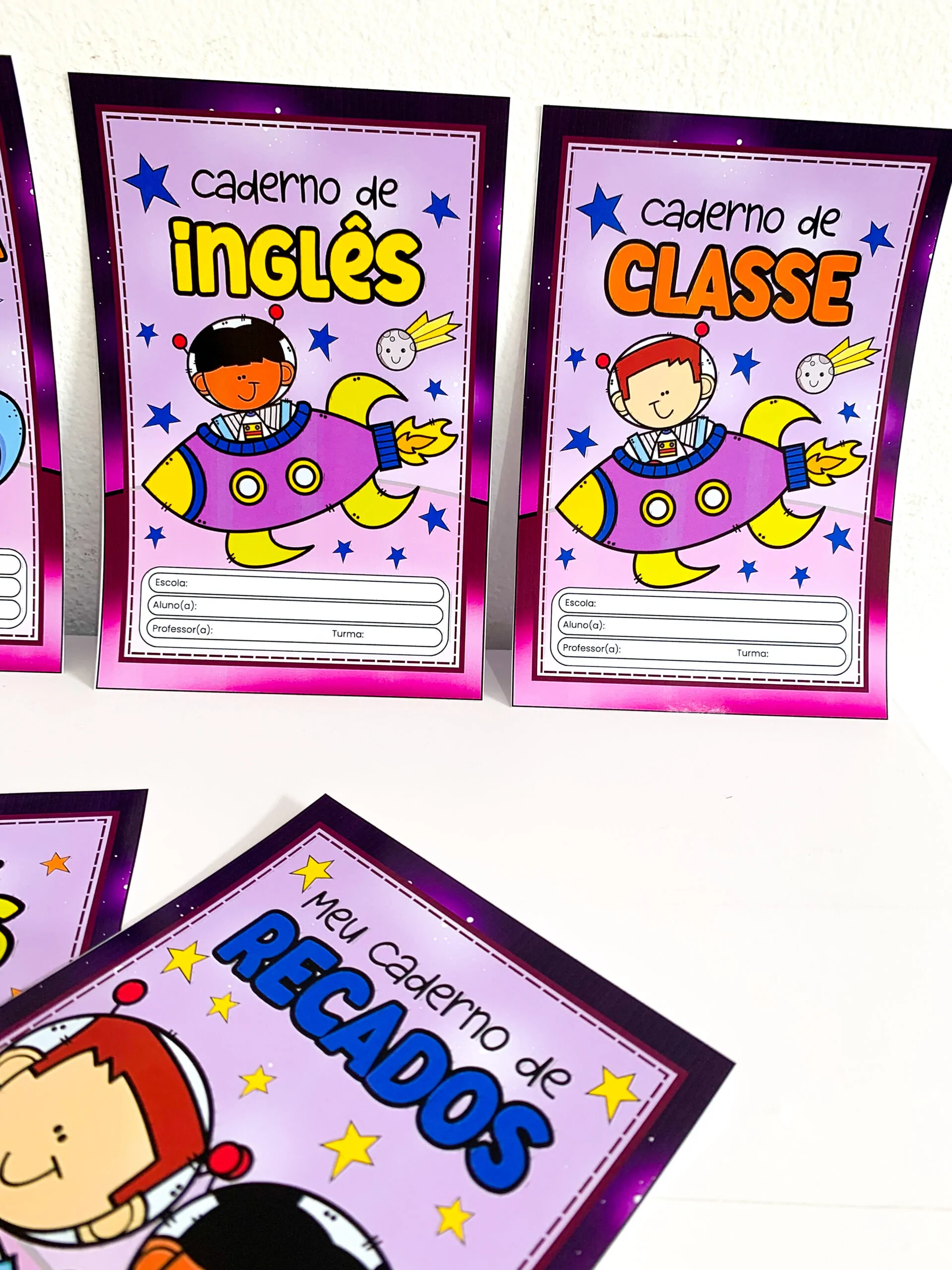 Capas de Caderno Temáticas – Astronautas! - Imagem 8