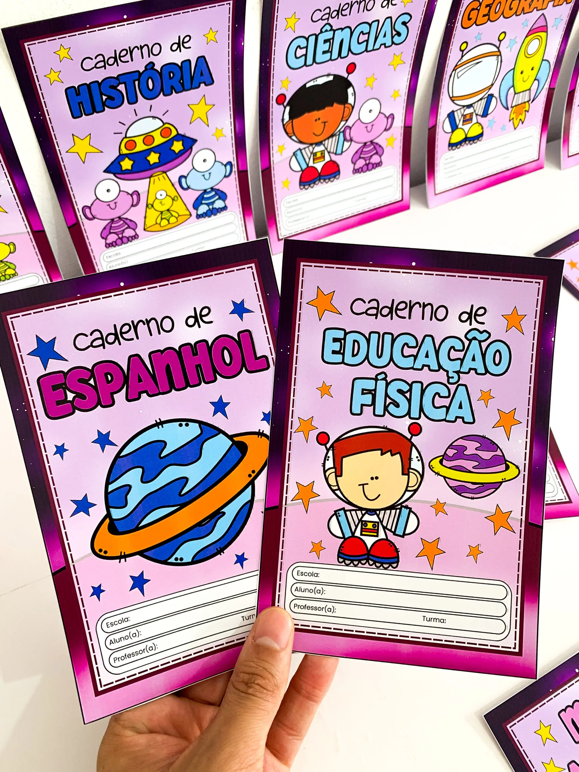 Capas de Caderno Temáticas – Astronautas! - Imagem 9