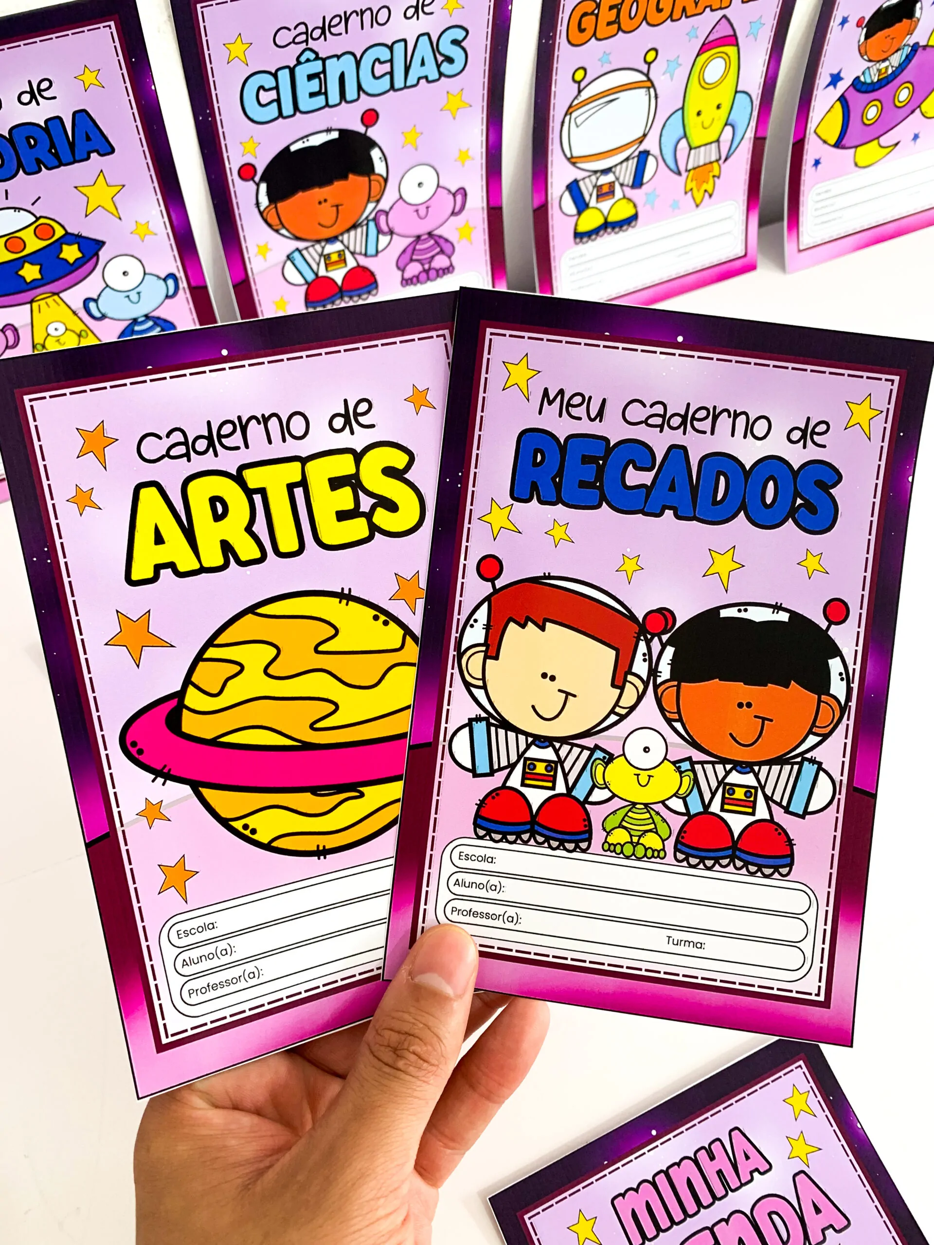 Capas de Caderno Temáticas – Astronautas! - Imagem 7