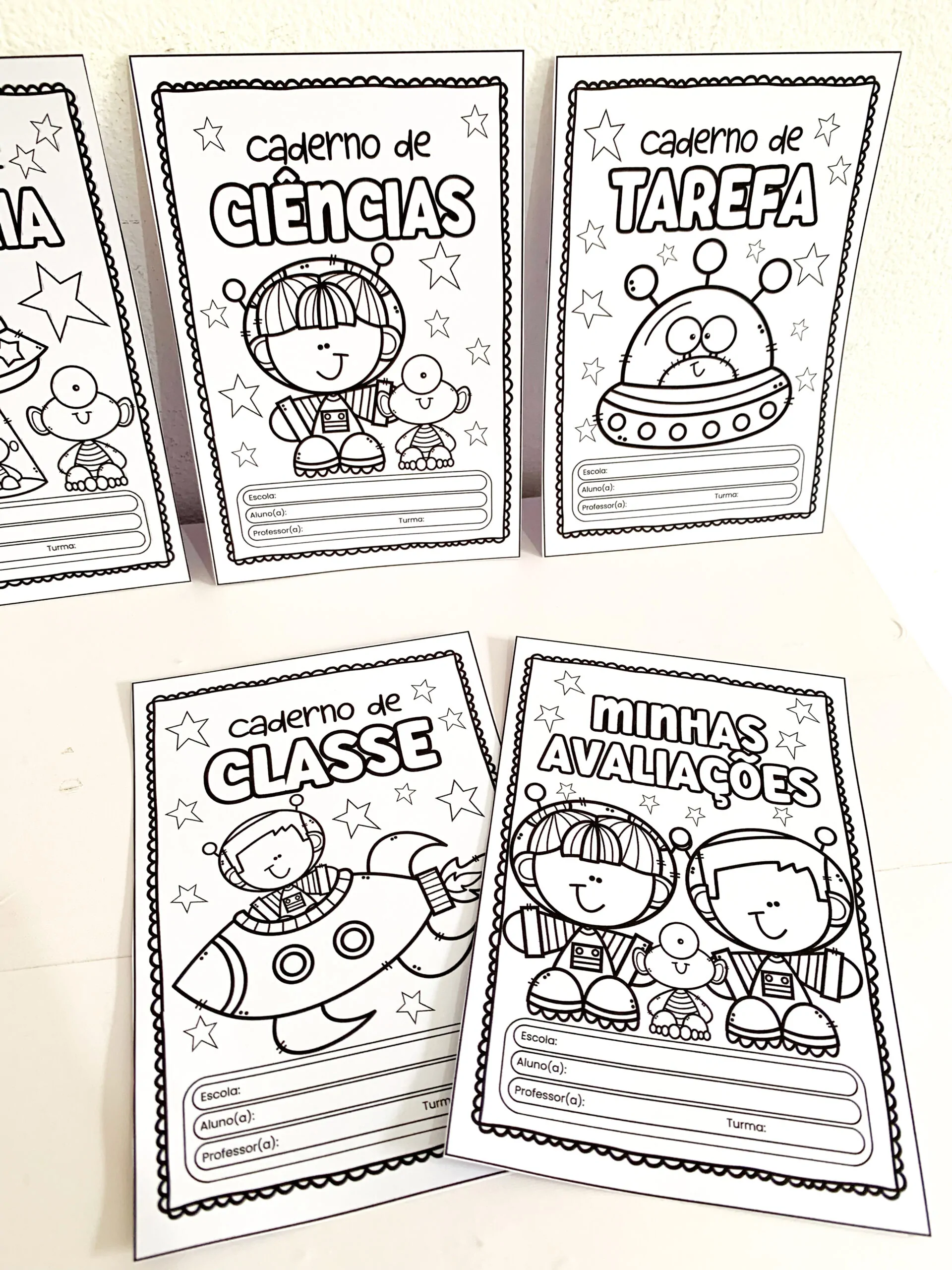 Capas de Caderno Temáticas – Astronautas! - Imagem 3