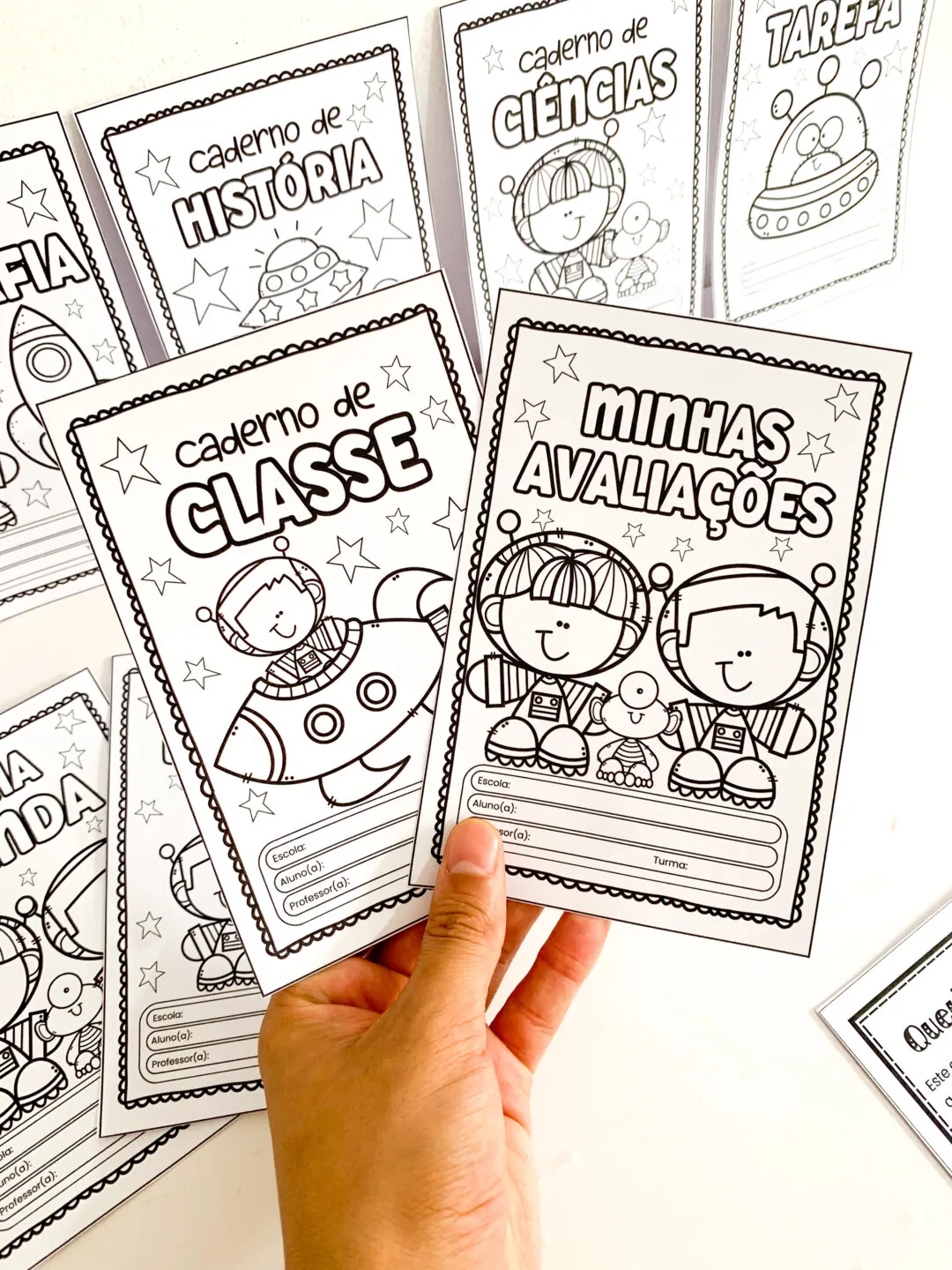 Capas de Caderno Temáticas – Astronautas! - Imagem 2