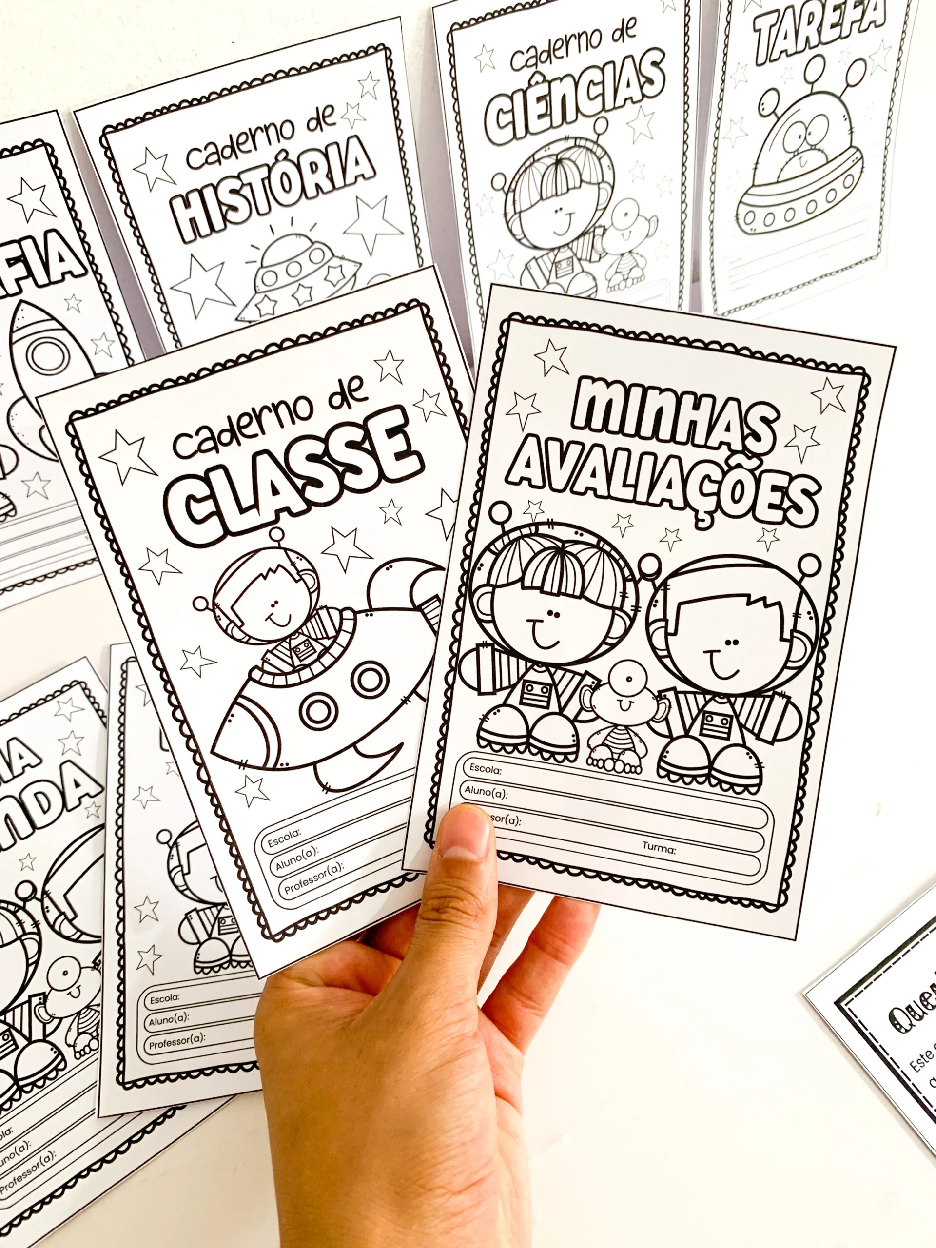 Capas de Caderno Temáticas – Astronautas! - Imagem 2