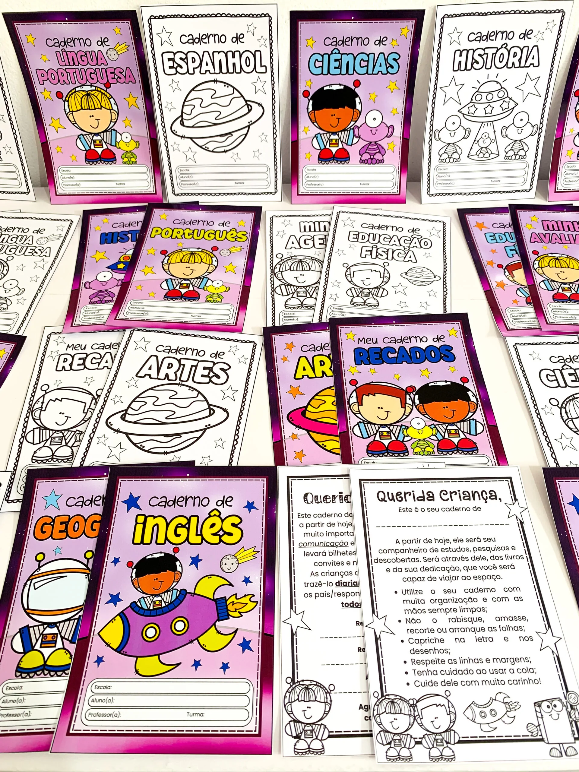 Capas de Caderno Temáticas – Astronautas! - Imagem 12