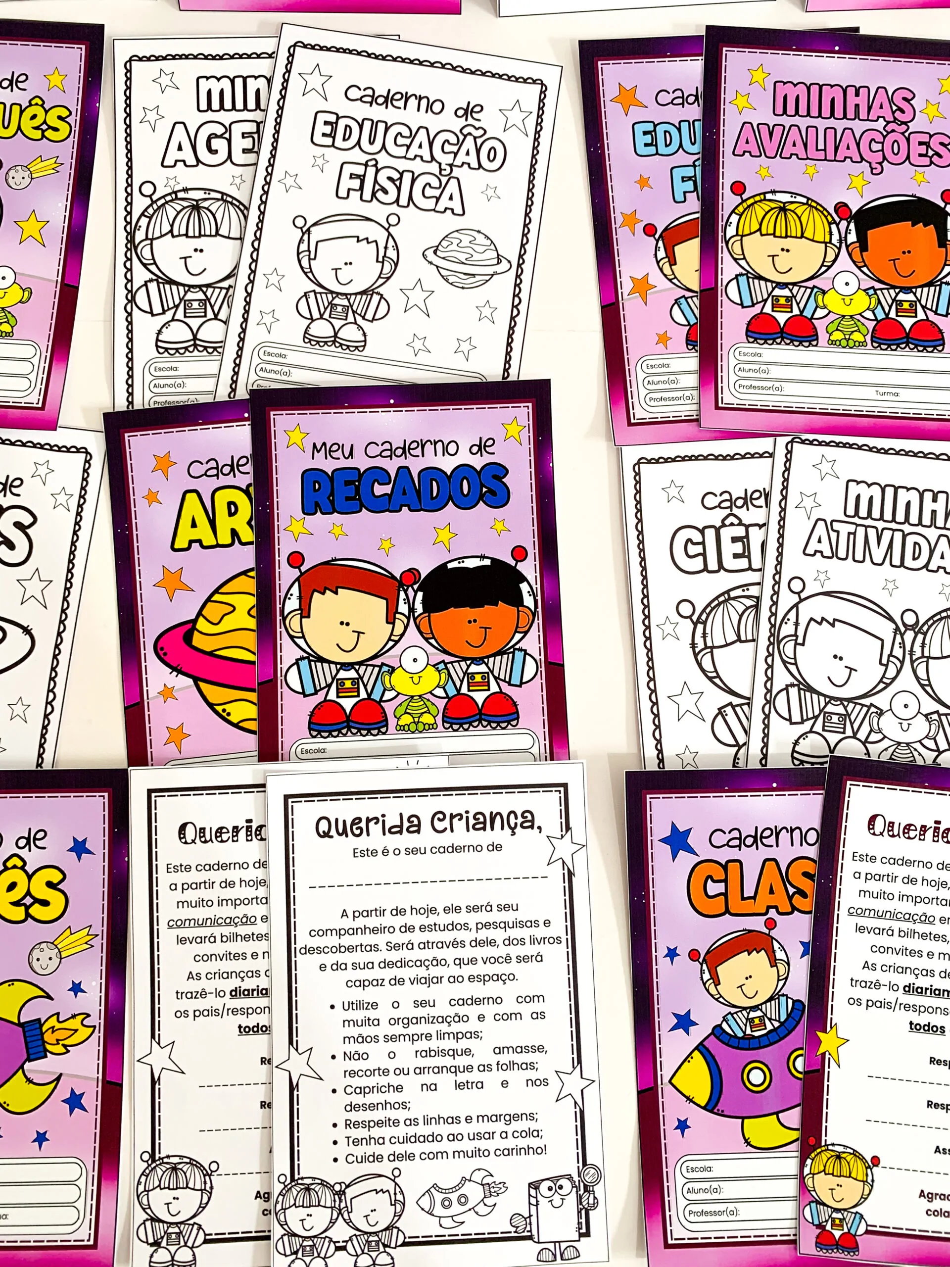 Capas de Caderno Temáticas – Astronautas! - Imagem 13