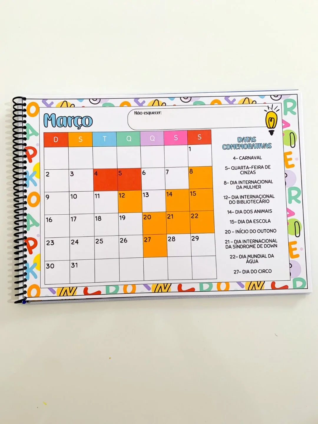 Calendário de Datas Comemorativas 2025 - Imagem 6
