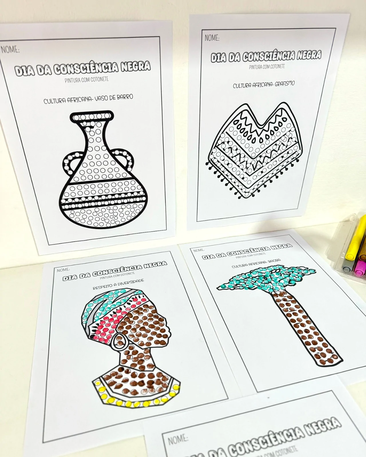 Atividades para o Dia da Consciência Negra