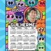 Calendário 2025 Personalizável no Canva – Tema Divertida Mente 2 - Imagem 3